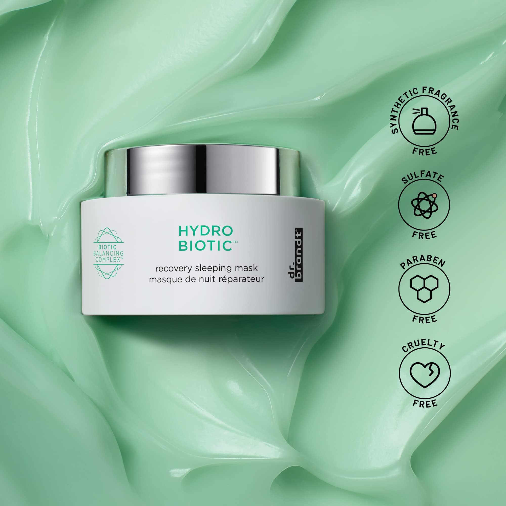 Foto 5 pulgar | Mascarilla Para Dormir Dr. Brandt Hydro Biotic Recovery 50 Ml - Venta Internacional.
