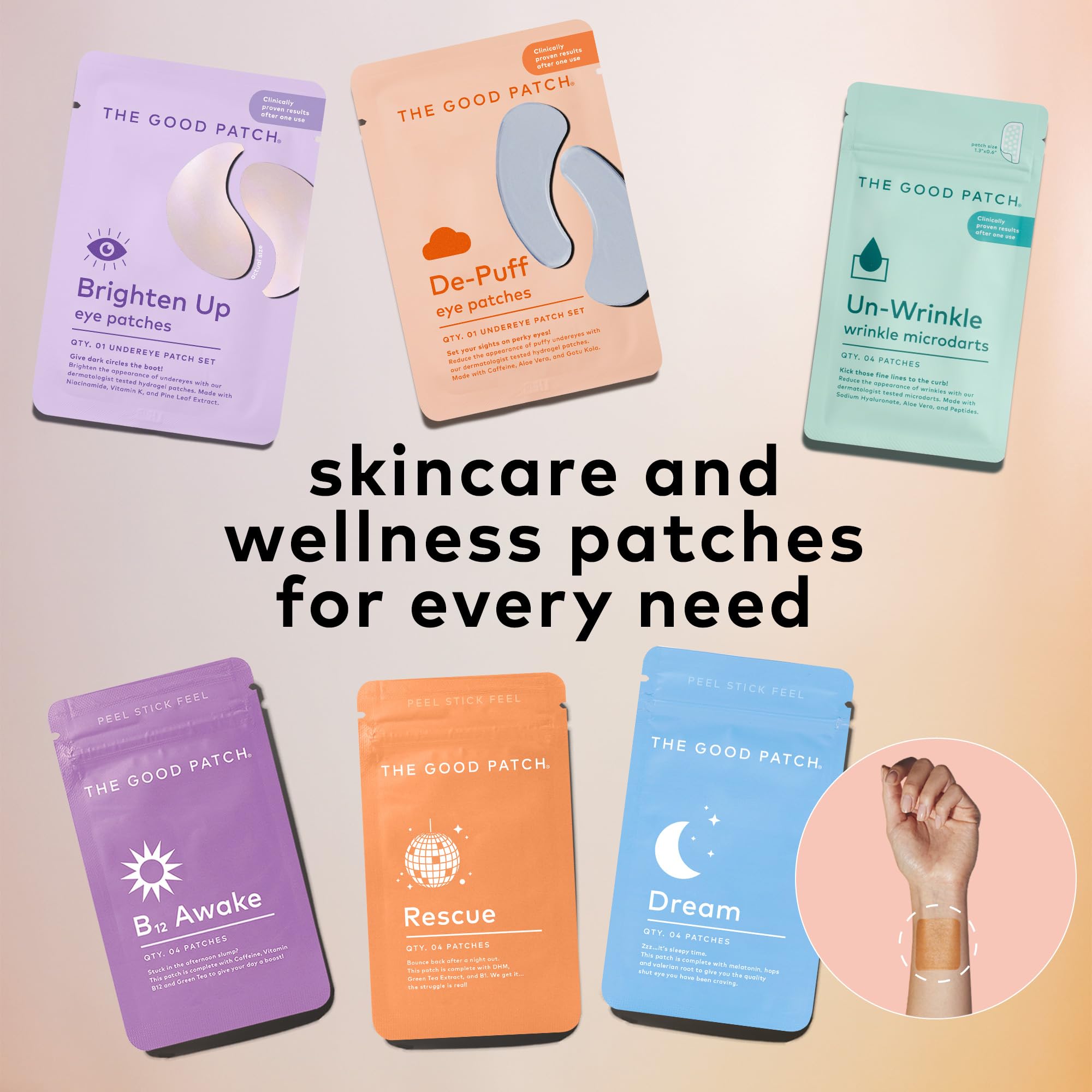Foto 6 | Parches Antiarrugas The Good Patch Un-wrinkle Microdart - Venta Internacional