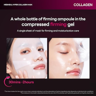 Foto 5 | Mascarilla De Gel Mediheal Hyper Collagen Para Cuidado De Múltiples Levantamientos, 4 Unidades - Venta Internacional.