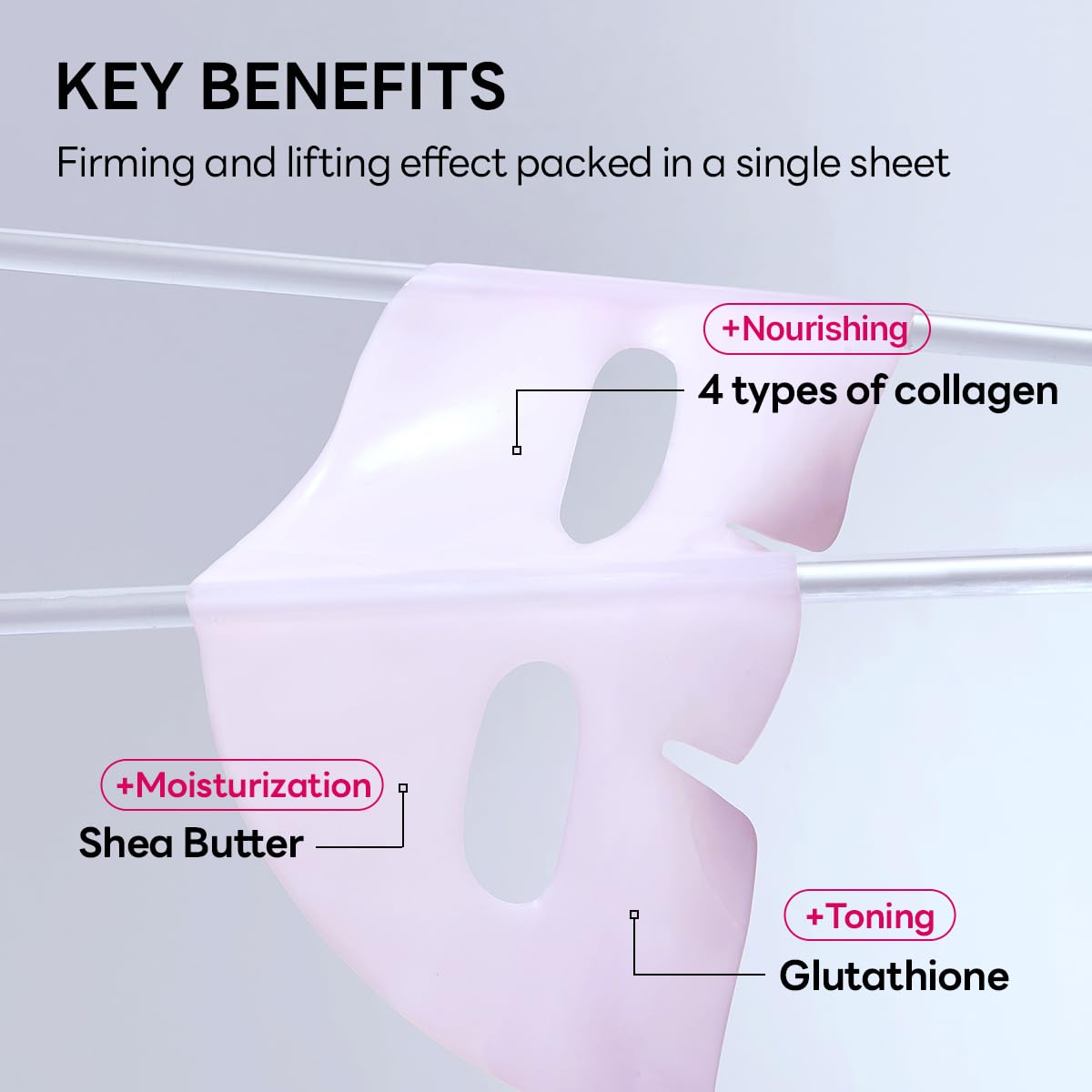 Foto 8 pulgar | Mascarilla De Gel Mediheal Hyper Collagen Para Cuidado De Múltiples Levantamientos, 4 Unidades - Venta Internacional.