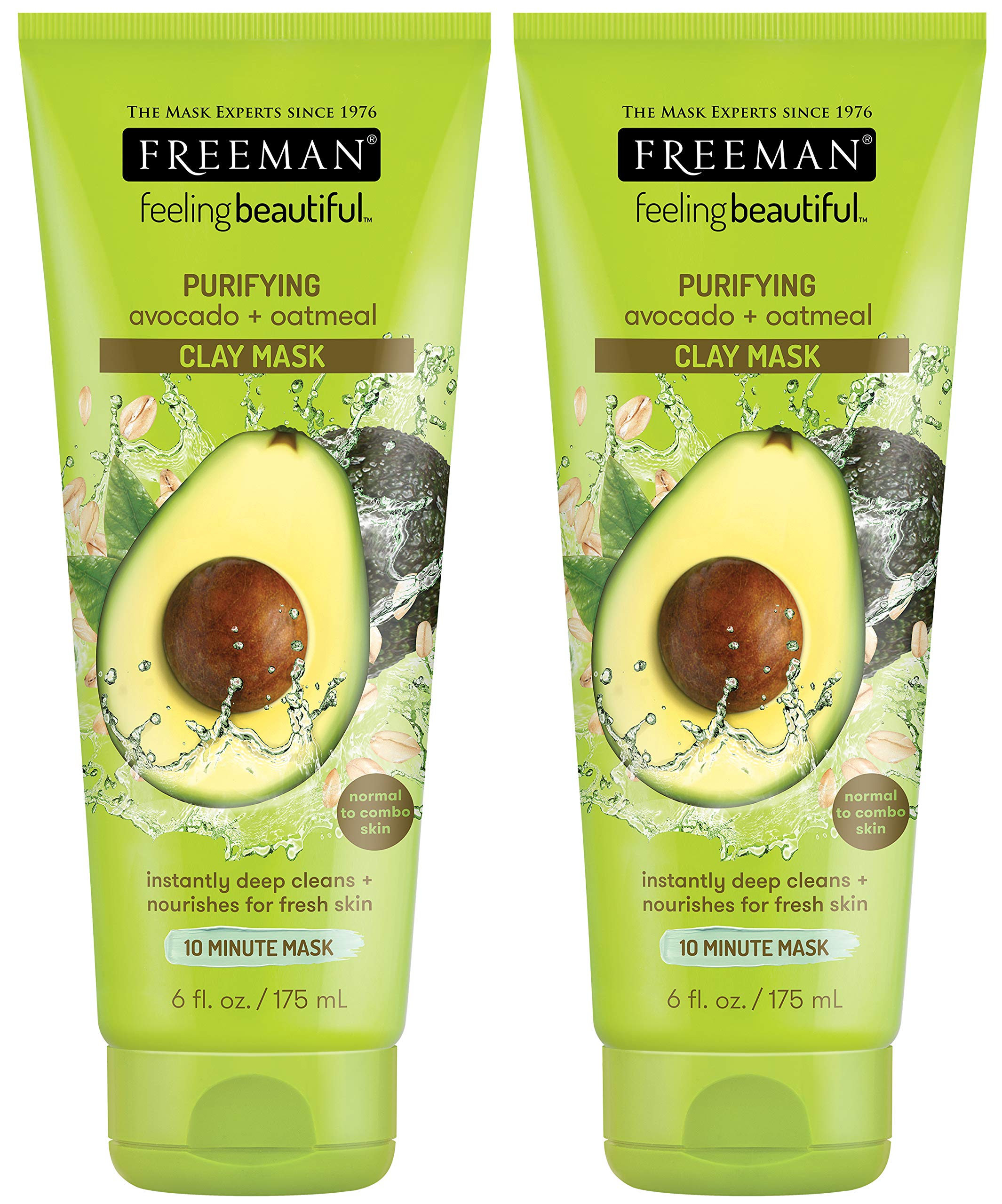 Foto 2 pulgar | Mascarilla Facial De Arcilla Freeman Feeling Beautiful Con Aguacate Y Avena - Venta Internacional.
