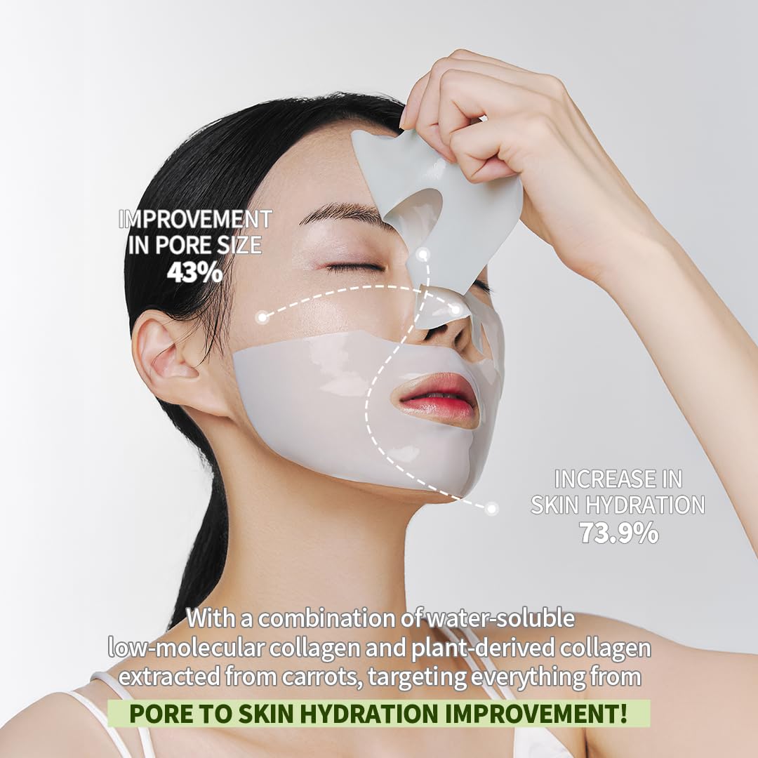 Foto 3 pulgar | Mascarilla Facial En Gel De Colágeno Nacific Con Té Verde Cica 4ea Set - Venta Internacional.