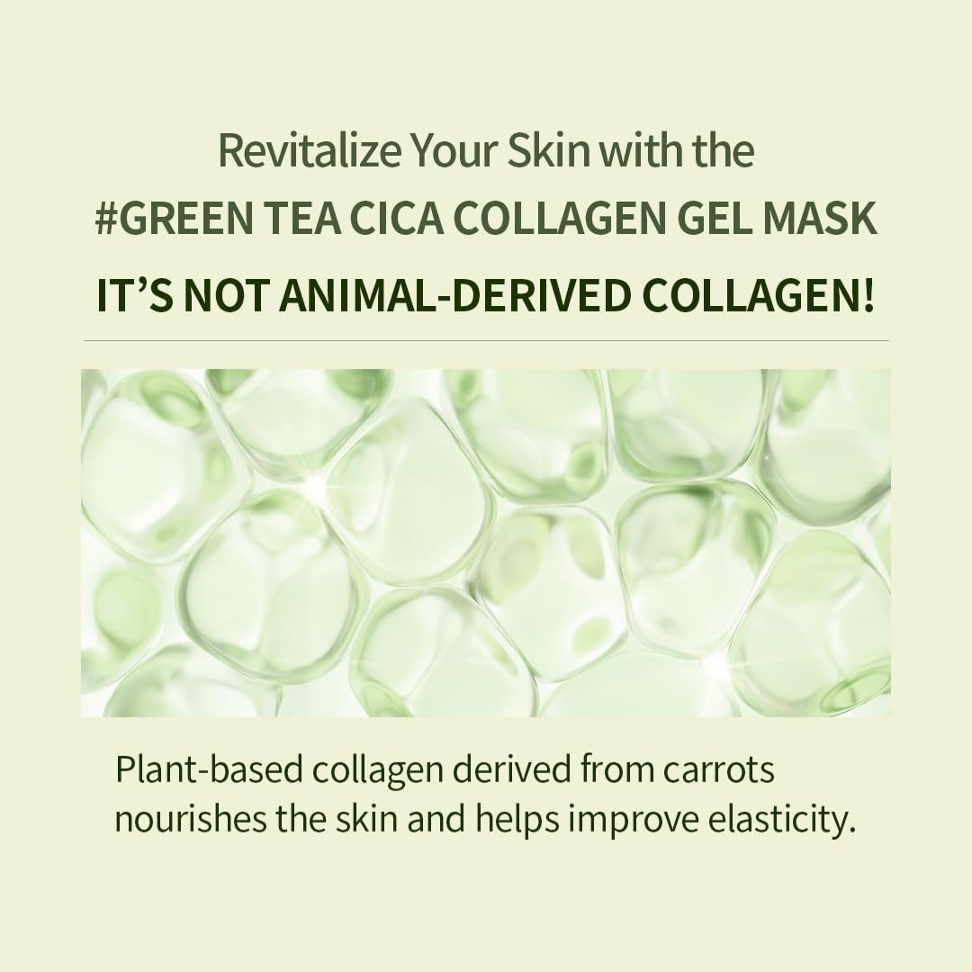 Foto 6 pulgar | Mascarilla Facial En Gel De Colágeno Nacific Con Té Verde Cica 4ea Set - Venta Internacional.