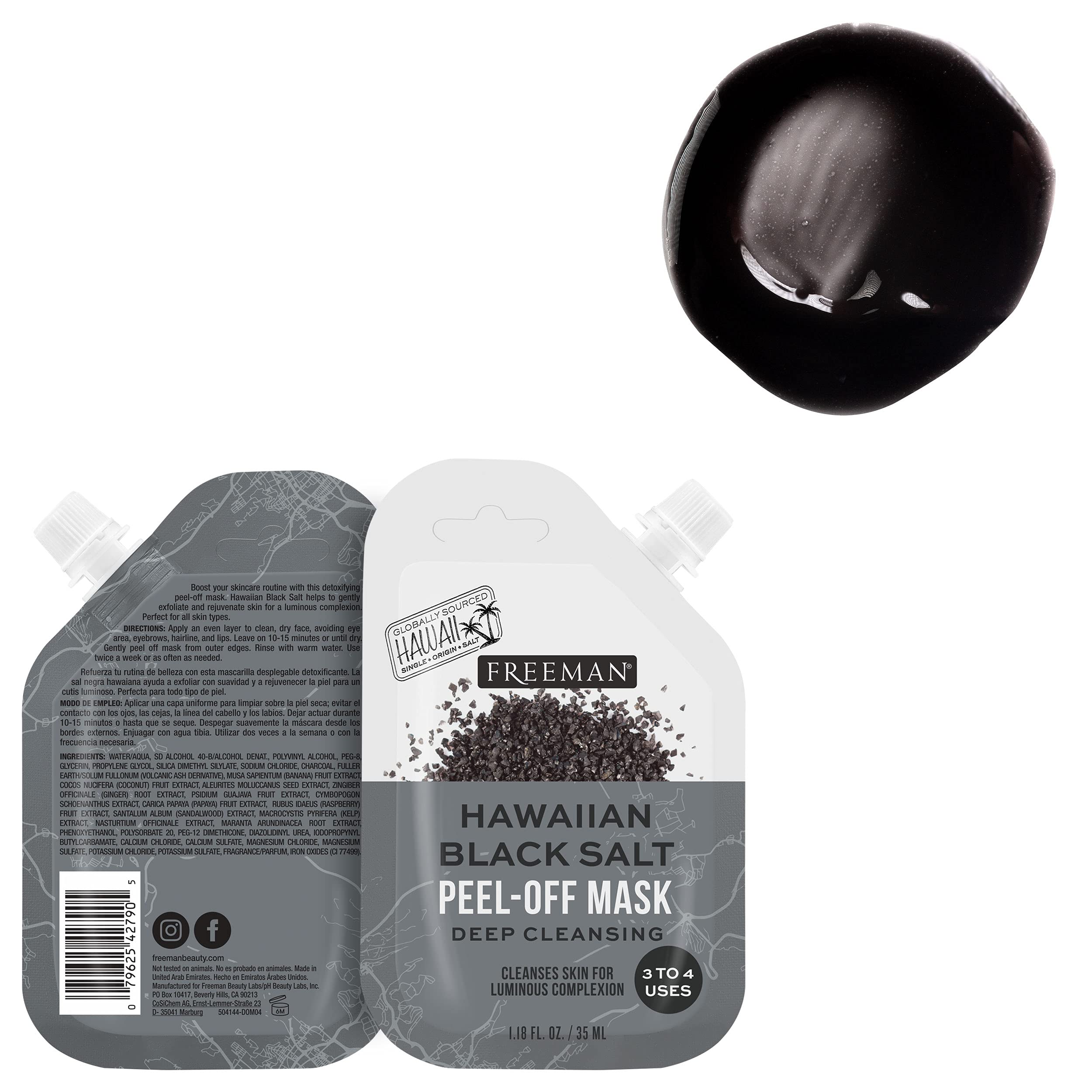 Foto 2 | Set De Mascarillas Faciales Freeman Anniversary Collection, Paquete De 12 - Venta Internacional.