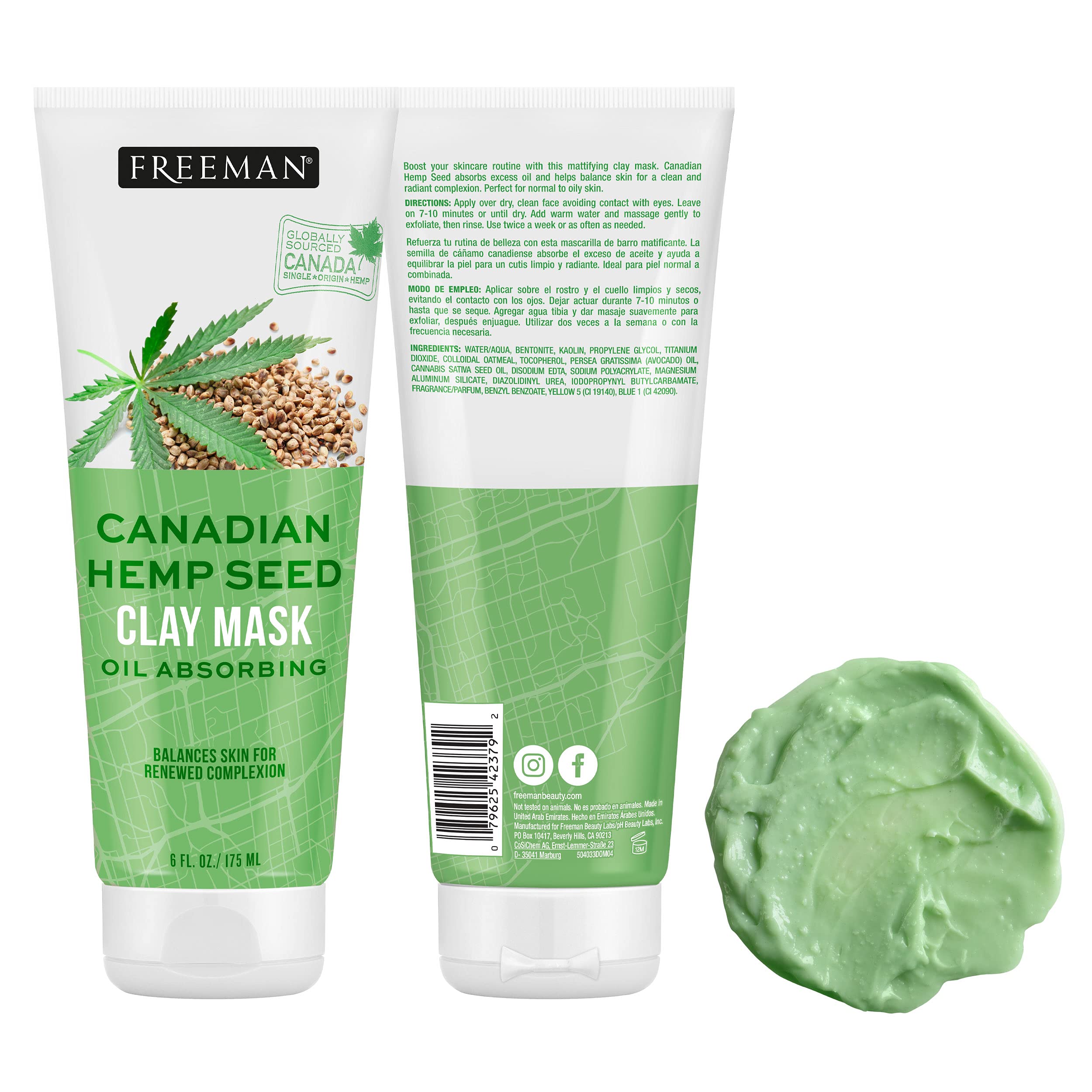 Foto 6 | Set De Mascarillas Faciales Freeman Anniversary Collection, Paquete De 12 - Venta Internacional.