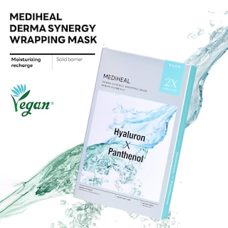 Foto 2 | Mascarilla Mediheal Derma Synergy Wraping Humectante, 10 Paquetes - Venta Internacional.