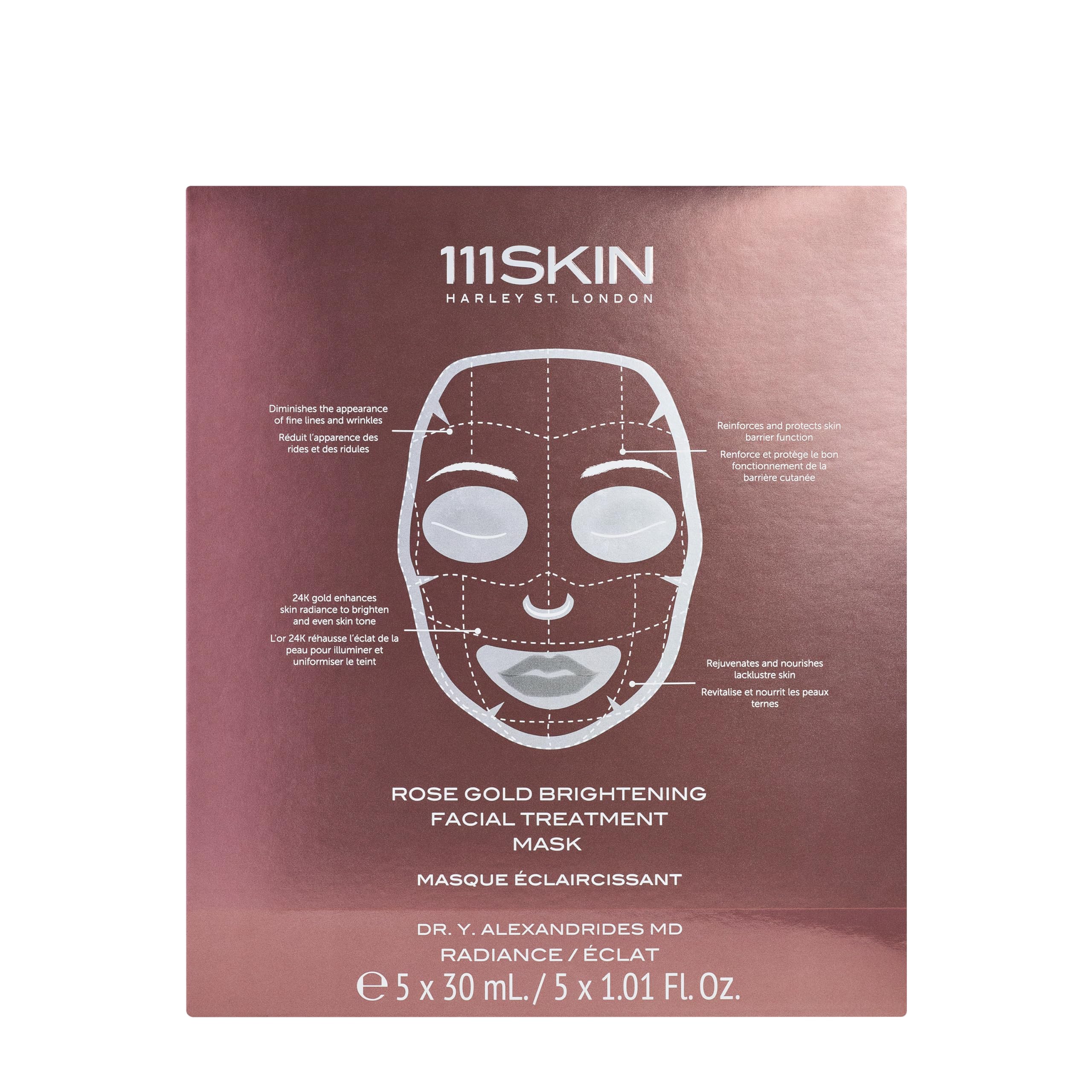 Foto 8 pulgar | Máscara De Tratamiento Facial 111skin Rose Gold Brightening X5 - Venta Internacional.