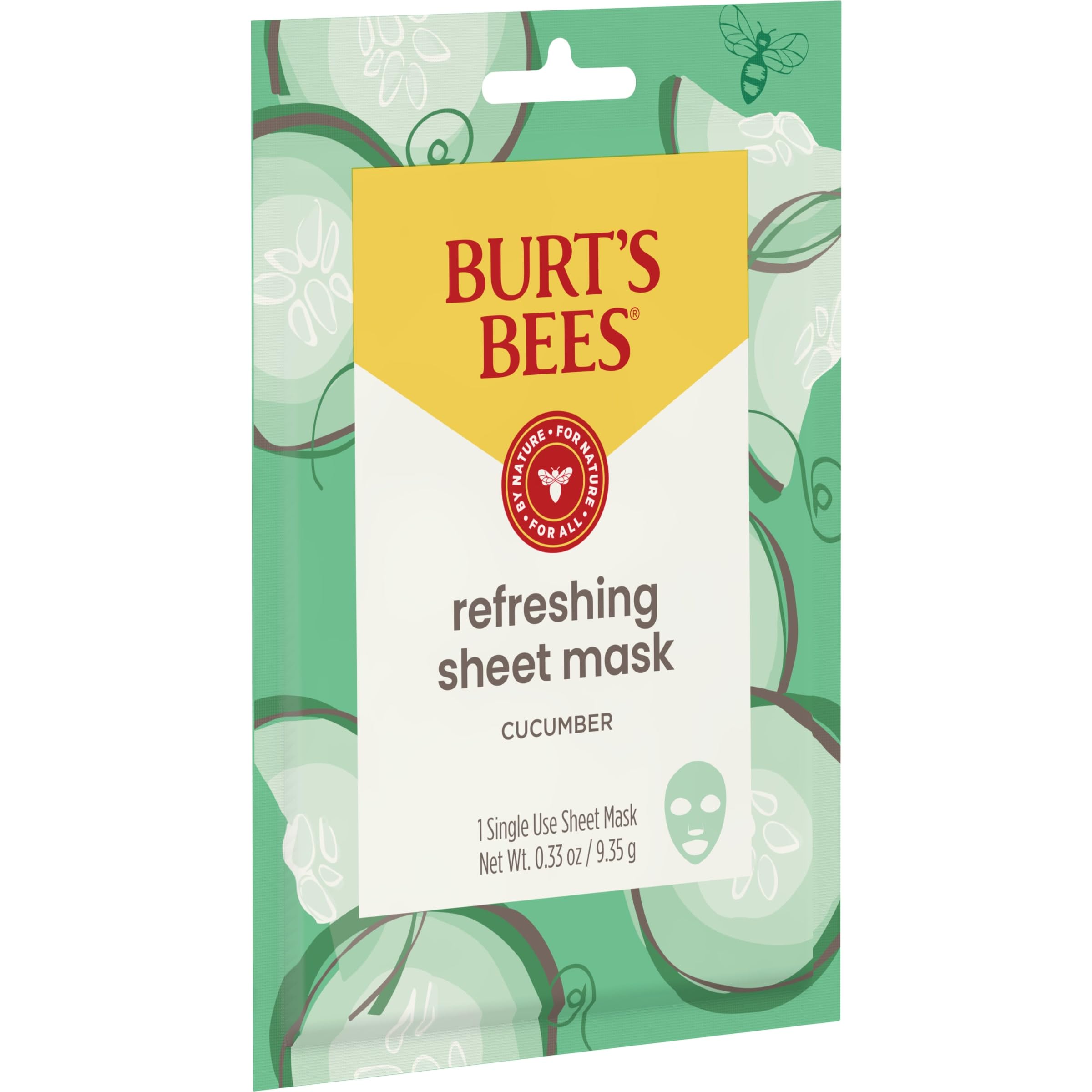 Foto 8 pulgar | Mascarilla Facial En Láminas Burt's Bees Refreshing Con Pepino, Paquete De 6 - Venta Internacional.