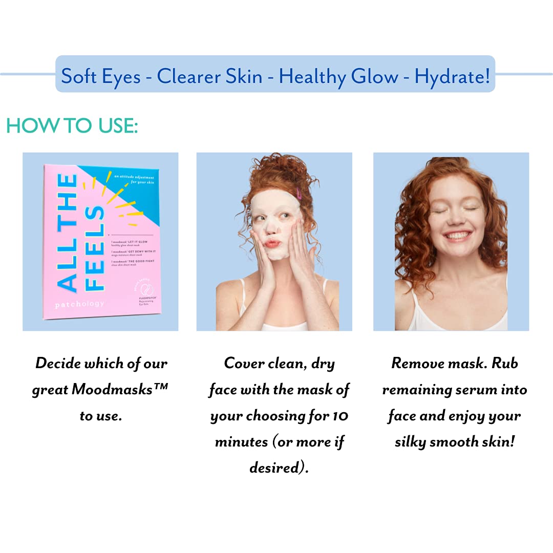 Foto 5 | Sheet Masks Patchology All The Feels Hydrating (3 Unidades) - Venta Internacional.
