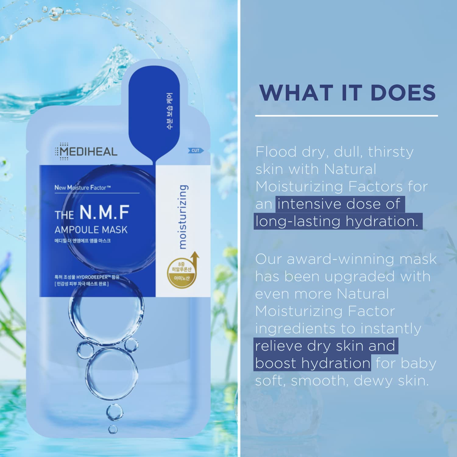 Foto 4 pulgar | Máscara Facial En Ampolla Mediheal Nmf, 30 Hojas, Tamaño Jumbo - Venta Internacional.