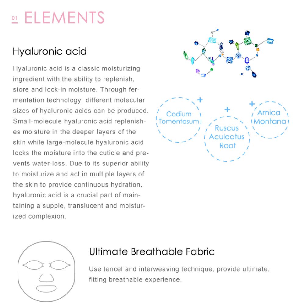 Foto 4 pulgar | Mascarilla Facial My Beauty Diary Con Ácido Hialurónico Ultrahidratante - Venta Internacional.