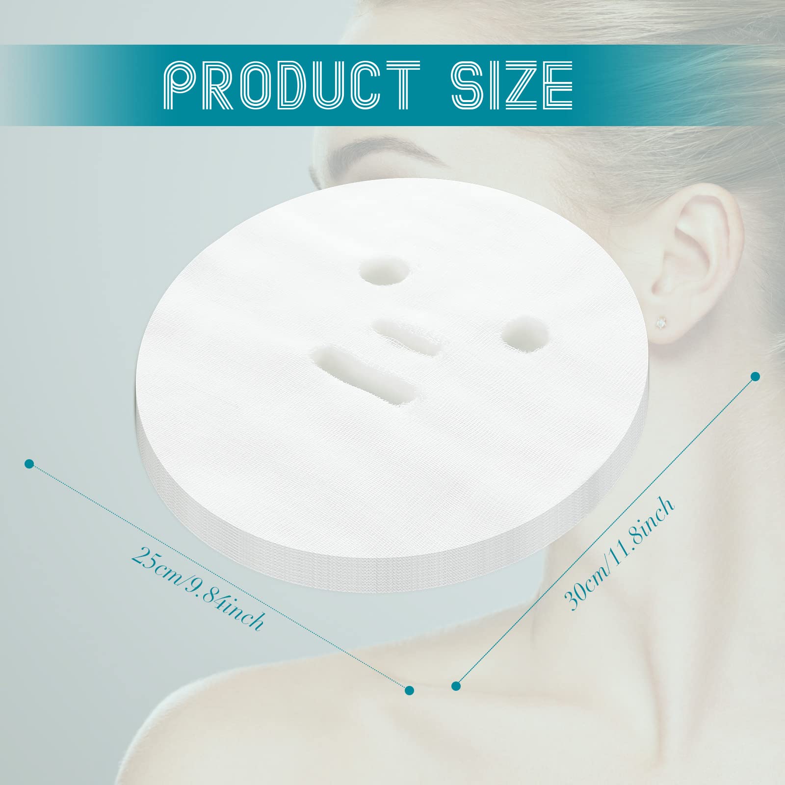 Foto 3 pulgar | Gasa Facial de Algodón para Cuidado de la Piel 150 Unidades - Venta Internacional