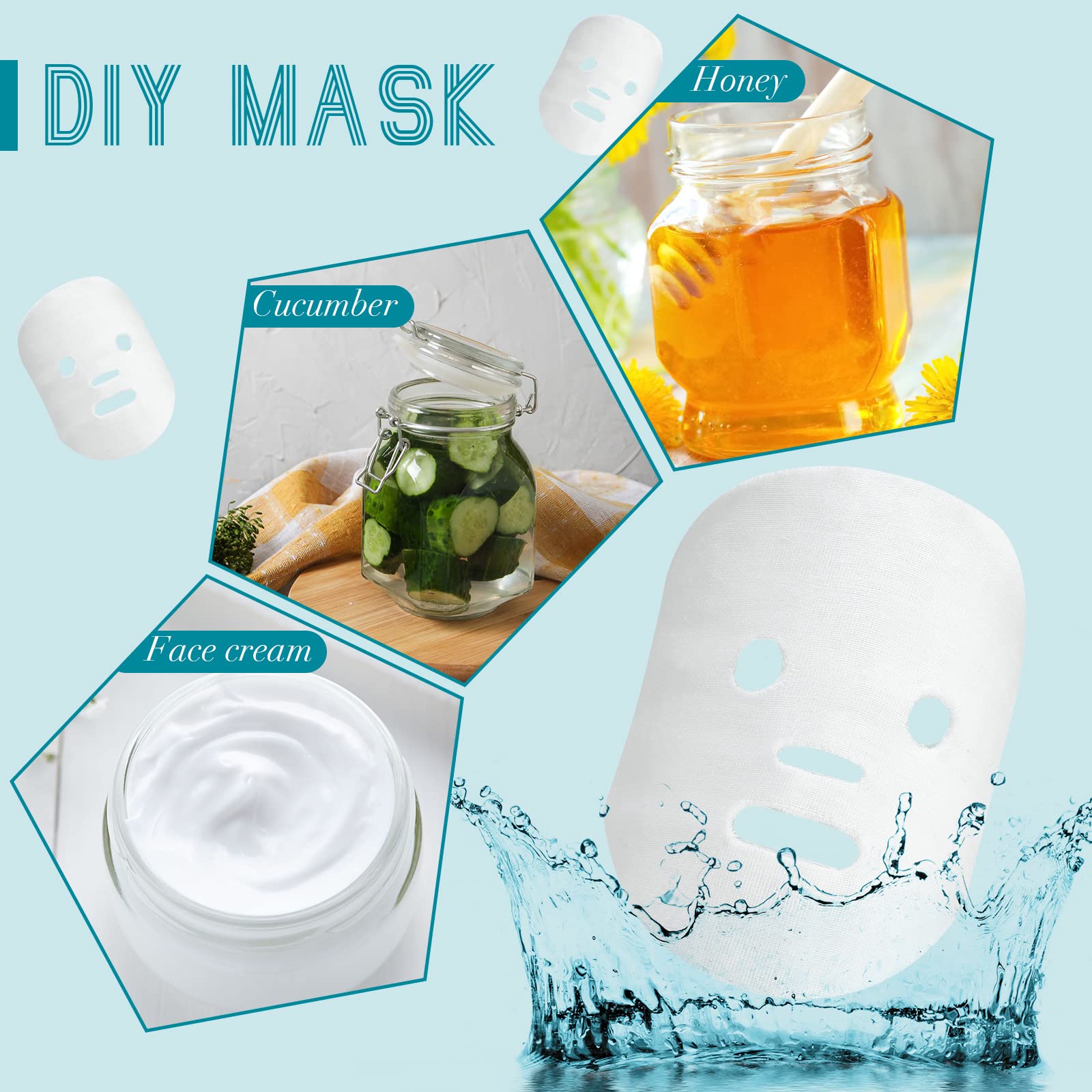 Foto 7 | Gasa Facial de Algodón para Cuidado de la Piel 150 Unidades - Venta Internacional