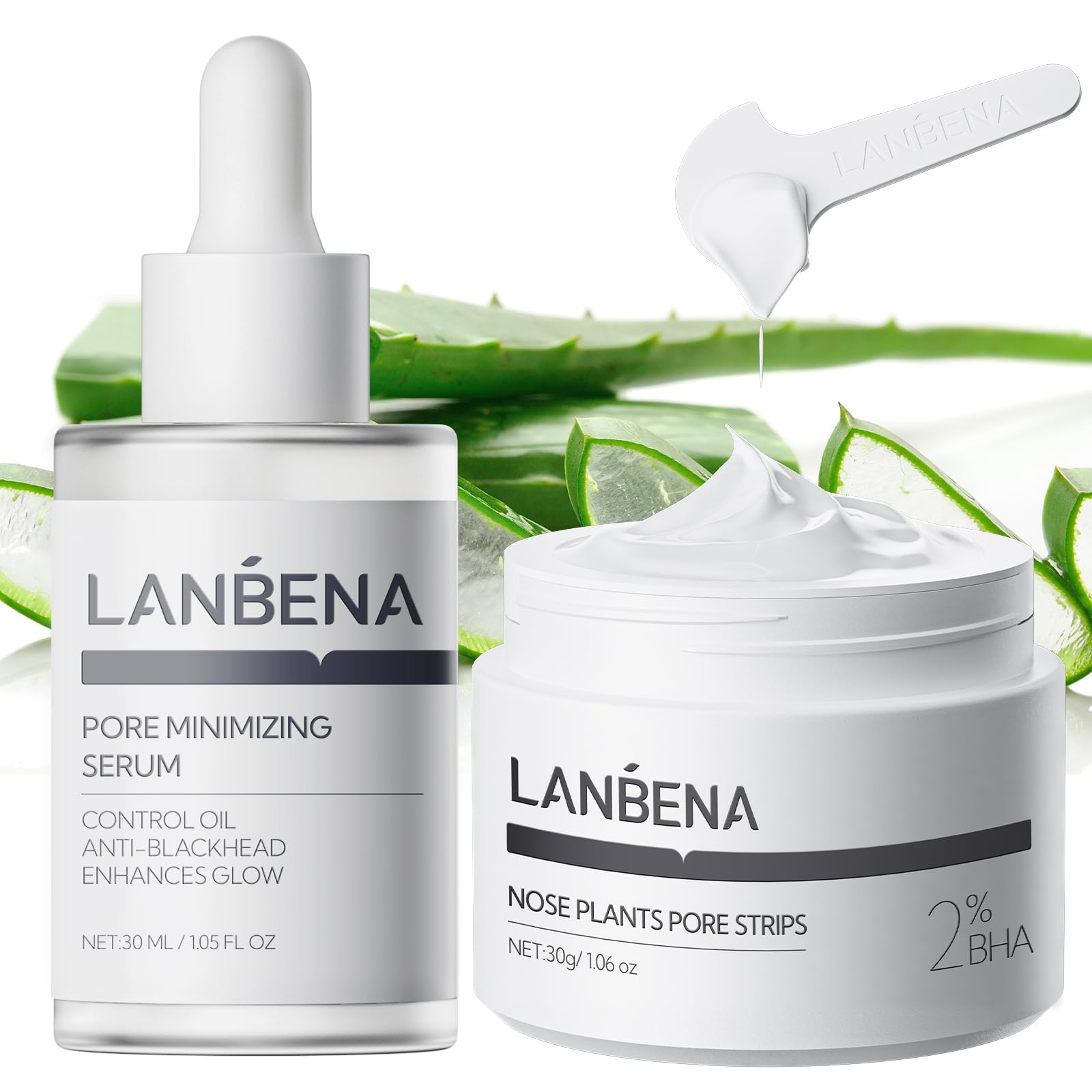 Foto 1 | Set Para Eliminar Puntos Negros Lanbena Pore Strips, 30 G, Sérum, 30 Ml - Venta Internacional.