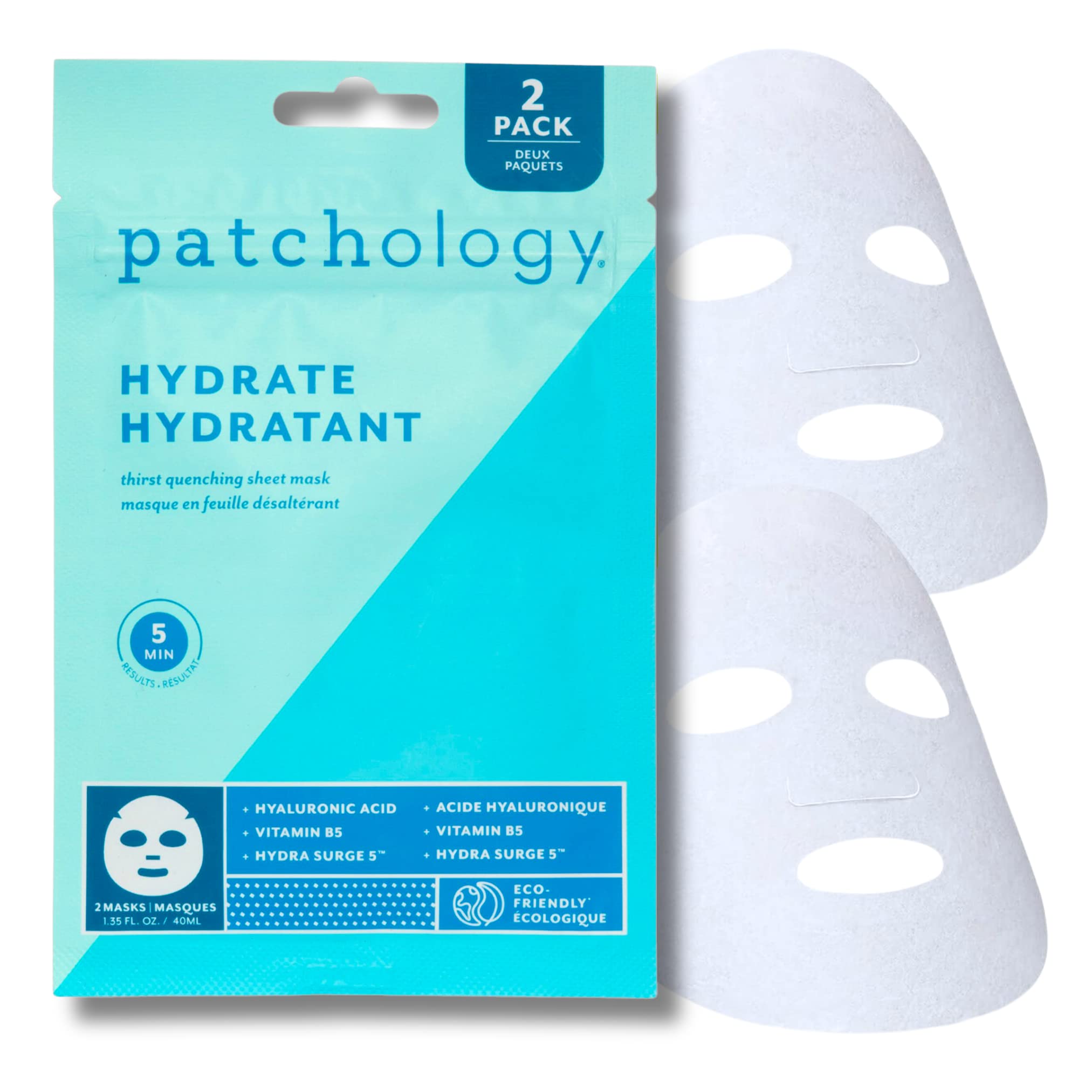 Foto 2 pulgar | Mascarilla Facial Patchology Hydrate Flashmasque Con Ácido Hialurónico - Venta Internacional.