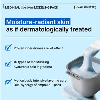 Foto 3 | Paquete De Modelado Mediheal Derma Hyaluronate X2 De Hidratación Profunda - Venta Internacional.