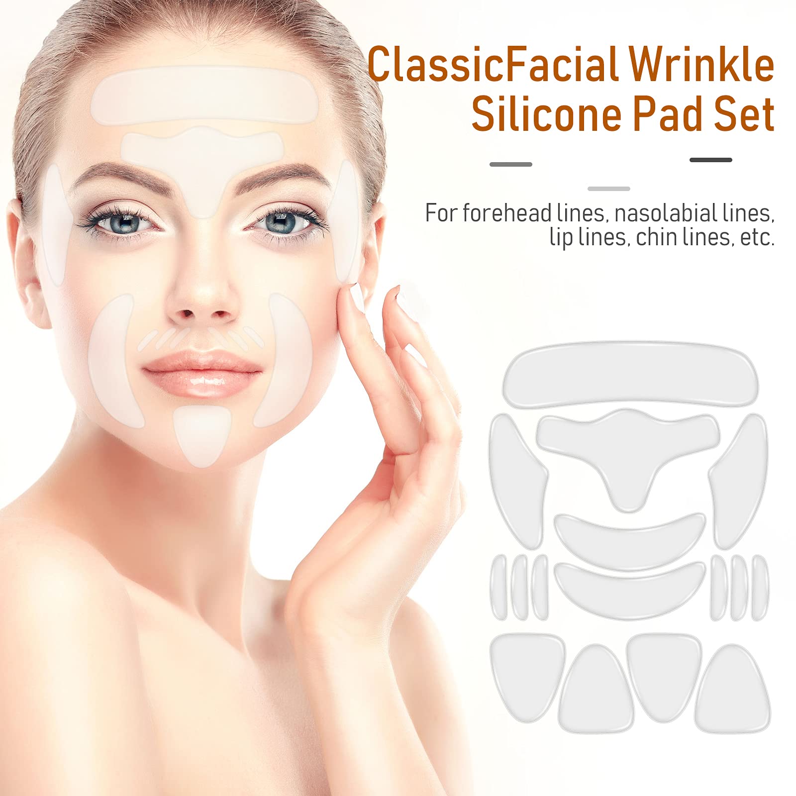 Foto 4 pulgar | Juego De Almohadillas De Silicona Maitys, 32 Piezas, Para Rostro, Pecho Y Cuello, Reutilizables - Venta Internacional.