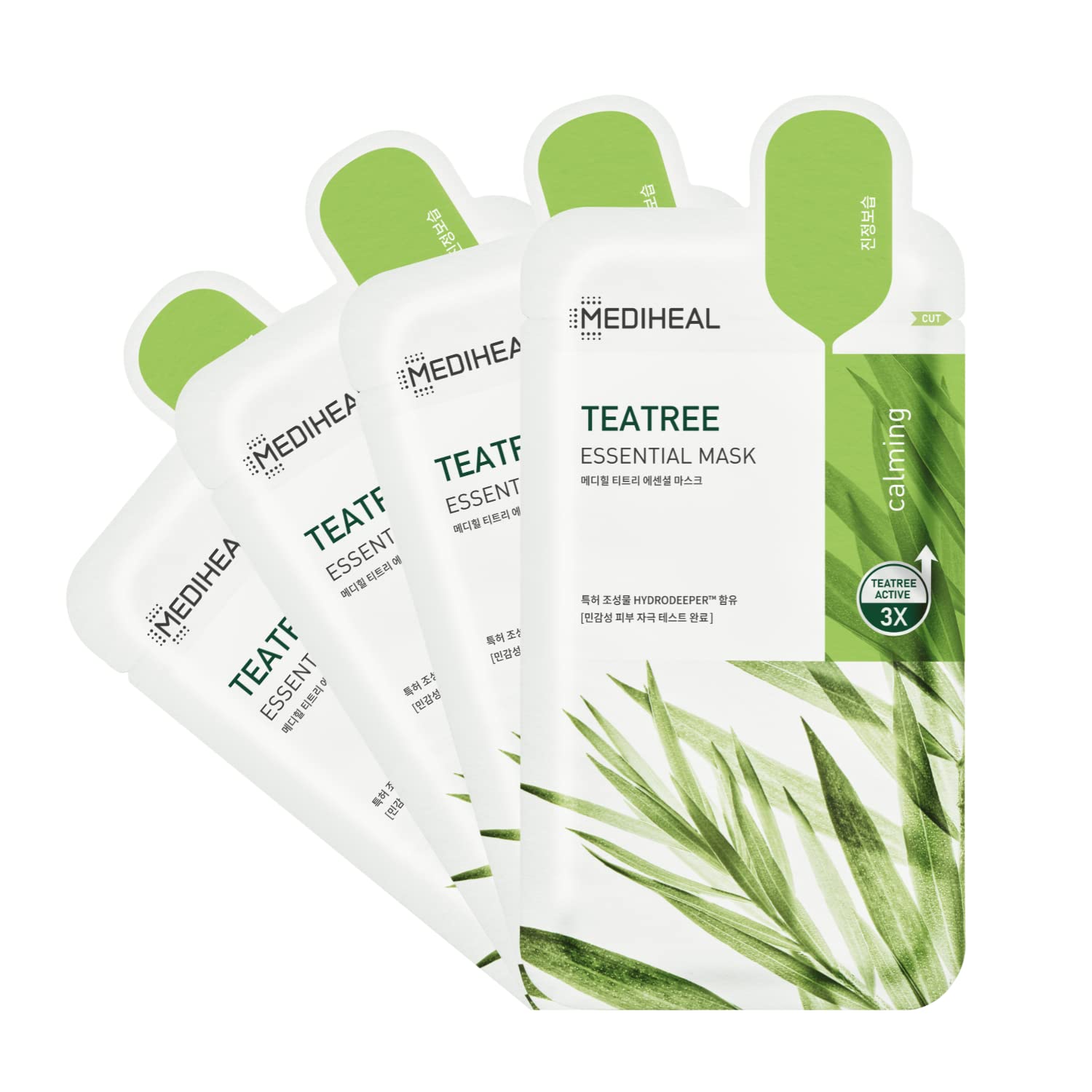 Foto 2 pulgar | Mascarilla Mediheal Tea Tree Essential Skin Calmante X4 - Venta Internacional.