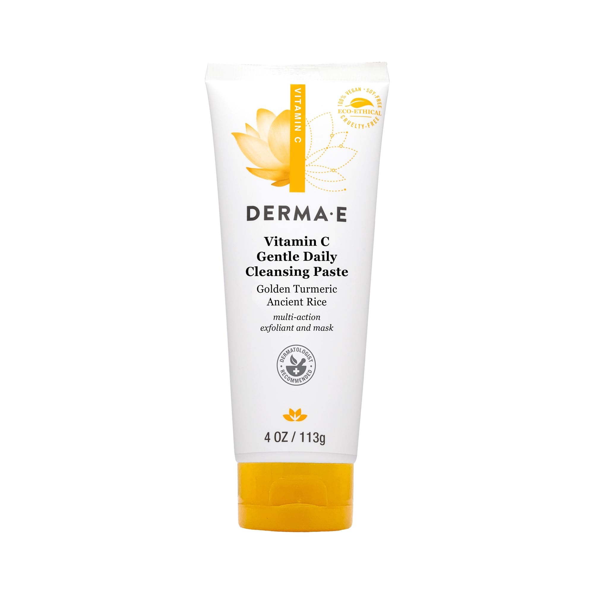 Pasta Limpiadora Derma E Vitamina C Con Cúrcuma 120 Ml - Venta Internacional.