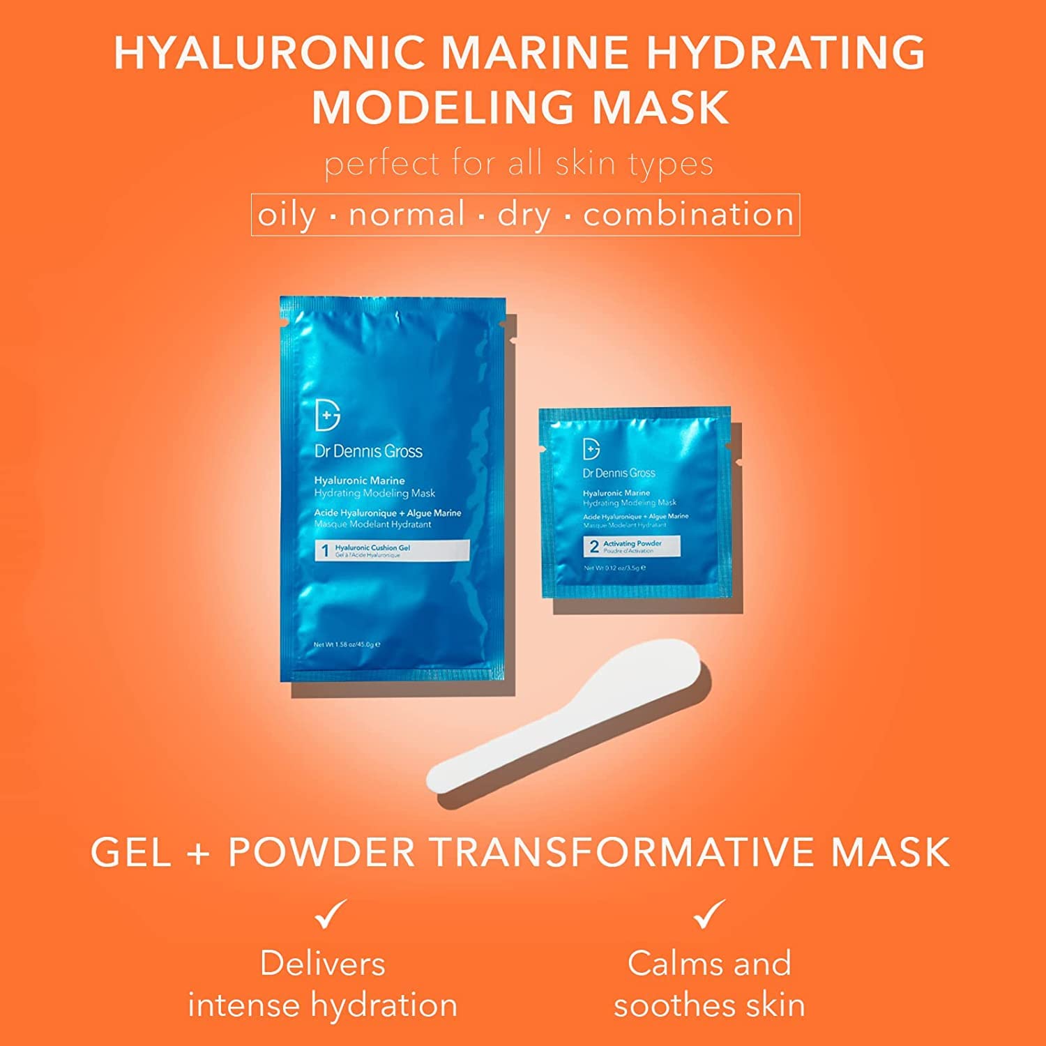 Foto 3 pulgar | Mascarilla Modeladora Dr. Dennis Gross Hyaluronic Marine X4 - Venta Internacional.
