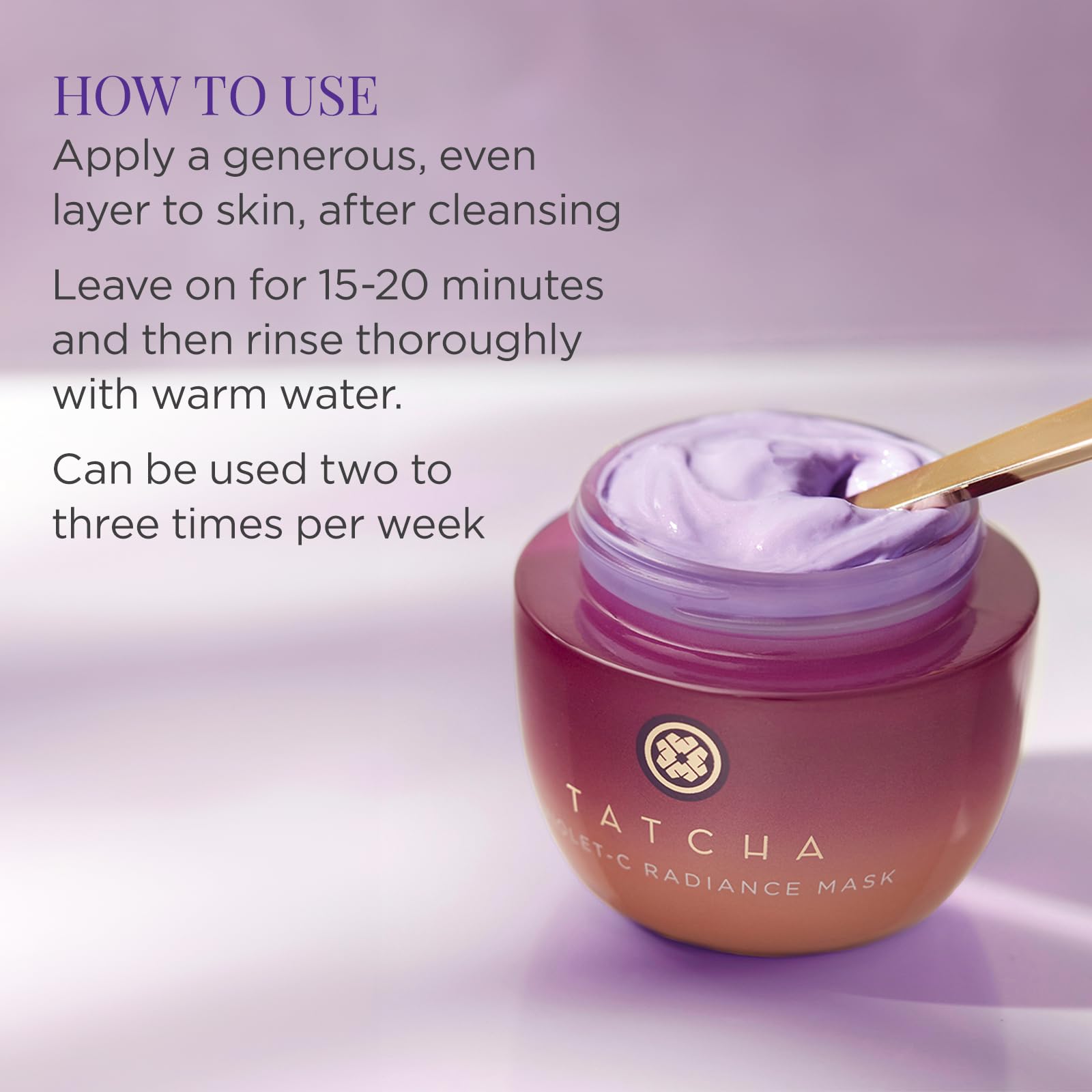 Foto 5 pulgar | Mascarilla Tatcha The Violet-c Radiance Con Vitamina C 50 Ml/50 G - Venta Internacional.