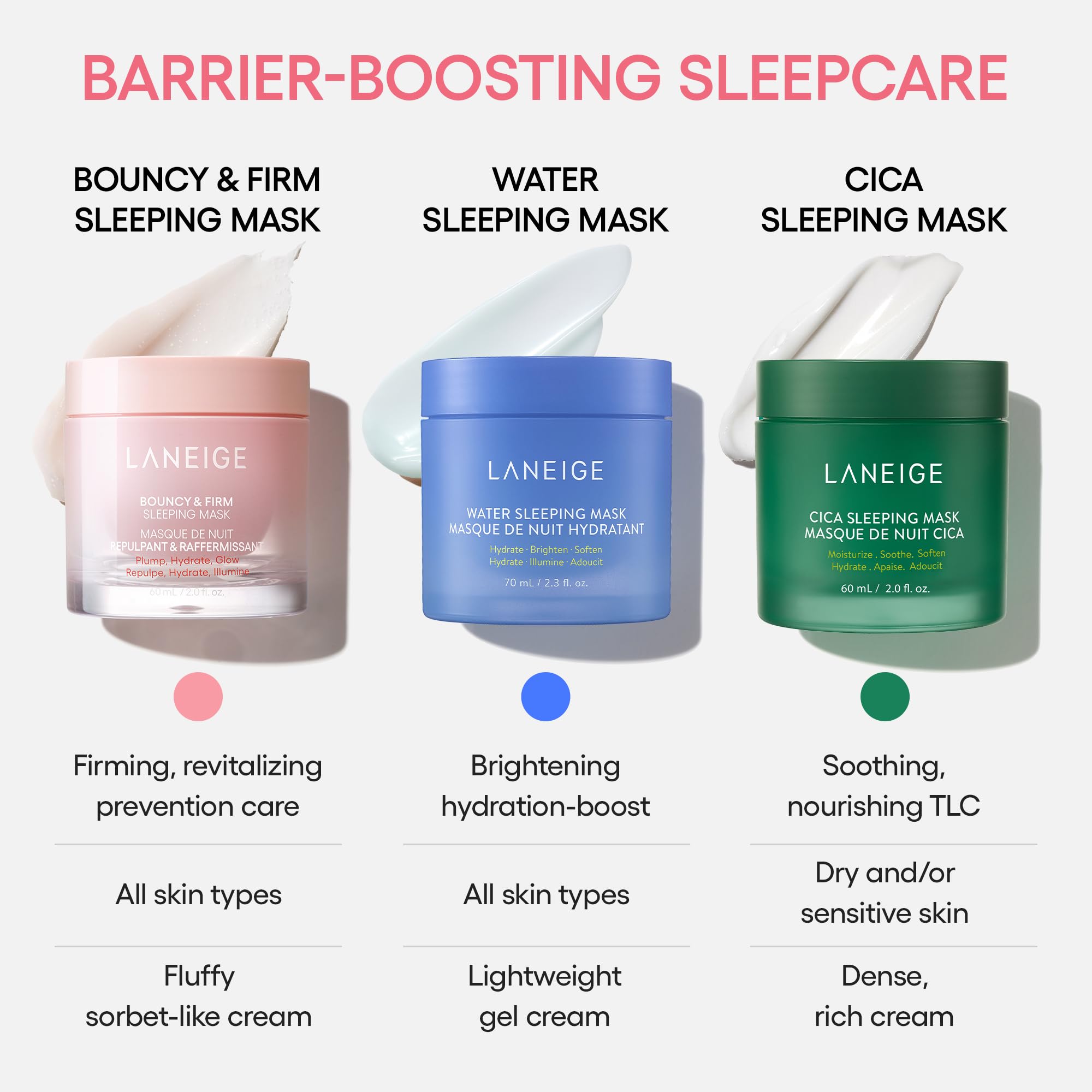 Foto 7 pulgar | Mascarilla Para Dormir Laneige Bouncy And Firm Revitalize Peony Collagen - Venta Internacional.