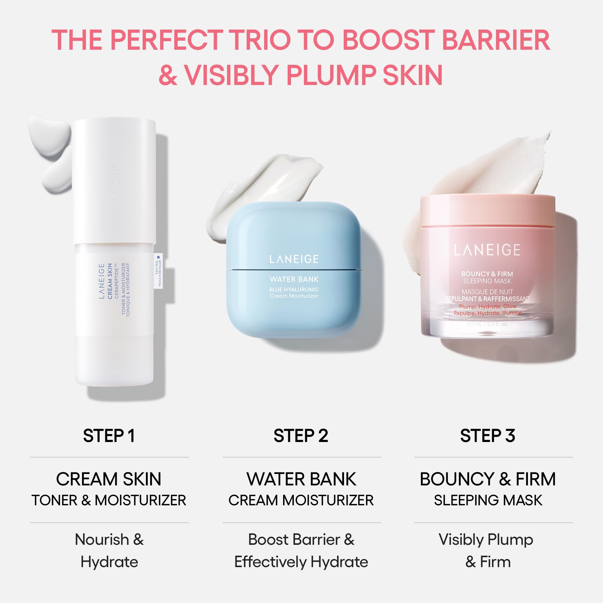 Foto 7 | Mascarilla Para Dormir Laneige Bouncy And Firm Revitalize Peony Collagen - Venta Internacional.