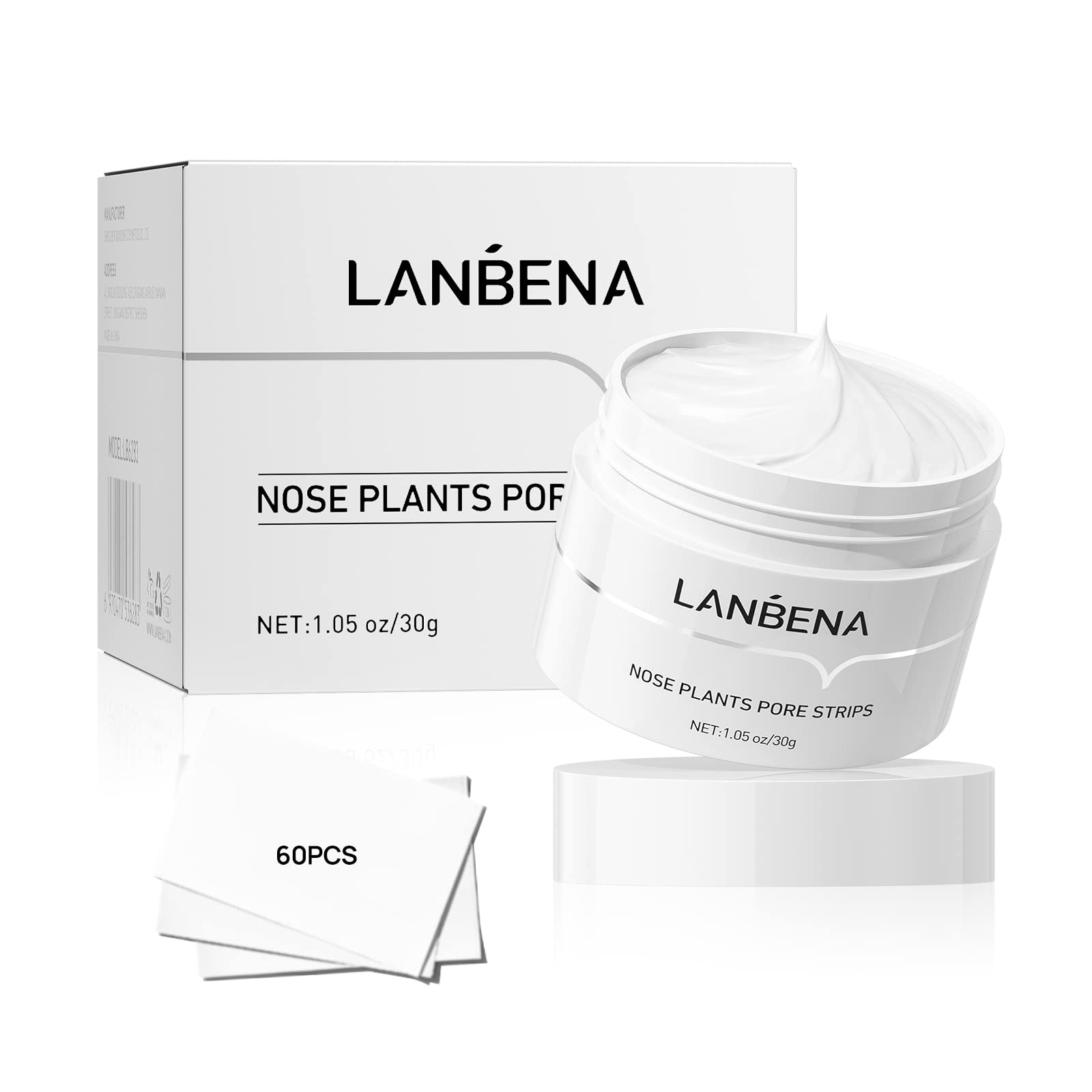 Foto 2 pulgar | Mascarilla Removedora de Puntos Negros Lanbena para Nariz y Rostro 30 ml - Venta Internacional