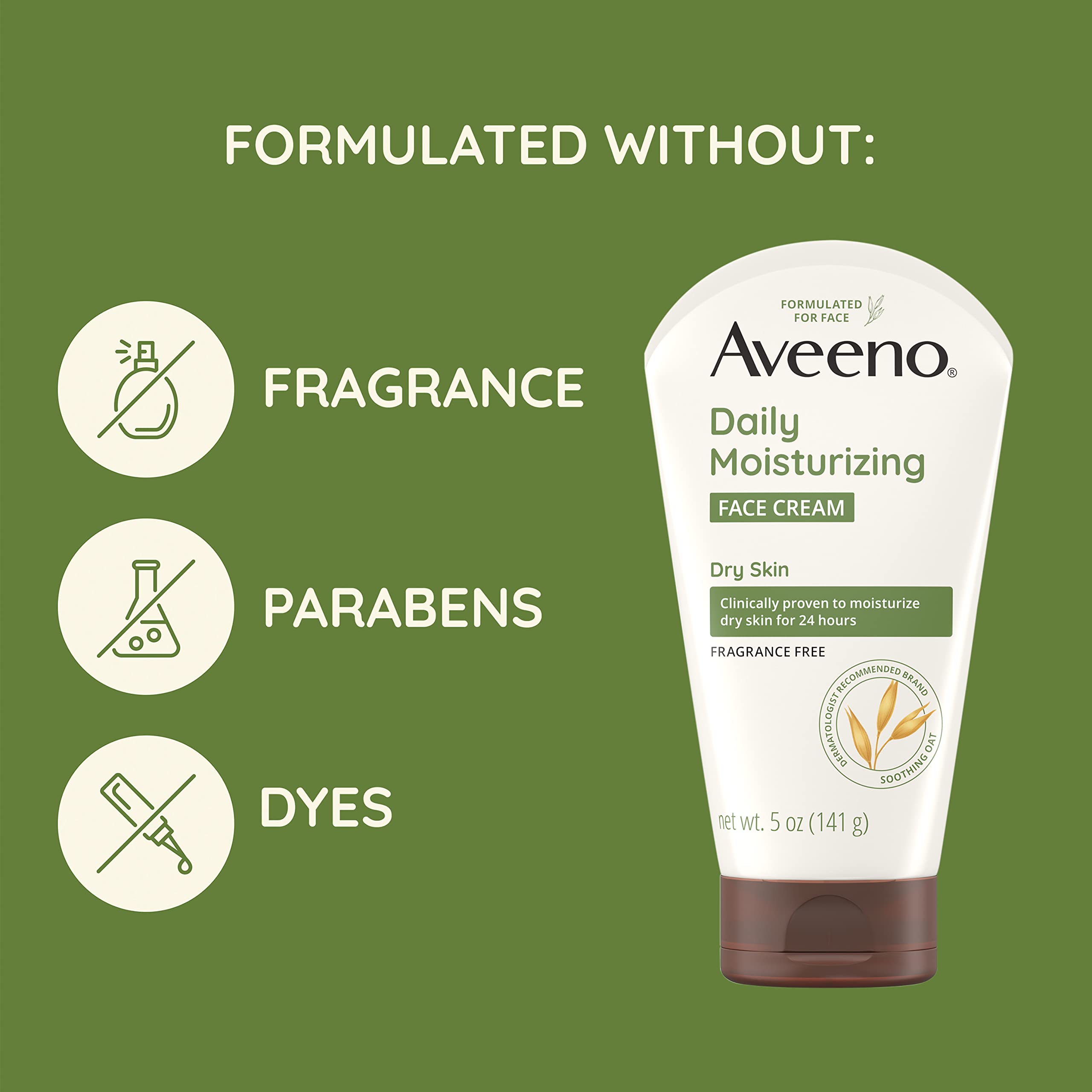 Foto 6 pulgar | Crema Facial Hidratante Aveeno Daily Sin Fragancia 150 Ml - Venta Internacional.