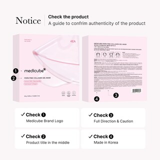 Foto 2 | Mascarilla Facial Medicube Salmon Dna Pdrn Pdrn Pink Collagen Gel - Venta Internacional.