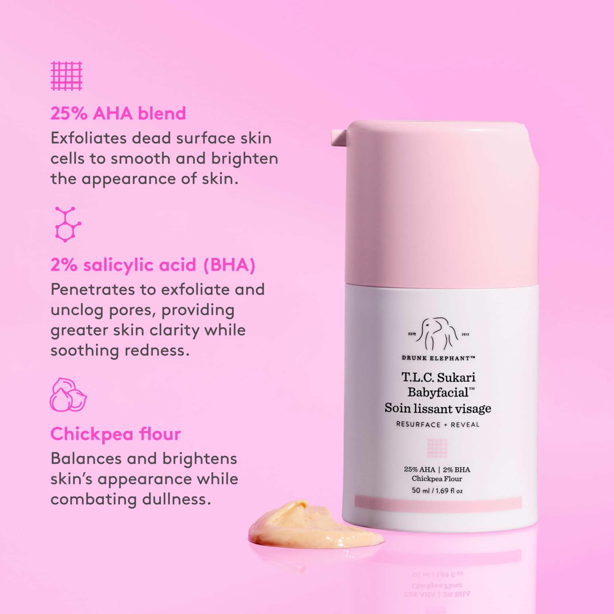 Foto 5 pulgar | Mascarilla Exfoliante Drunk Elephant T.l.c. Sukari Babyfacial - Venta Internacional.