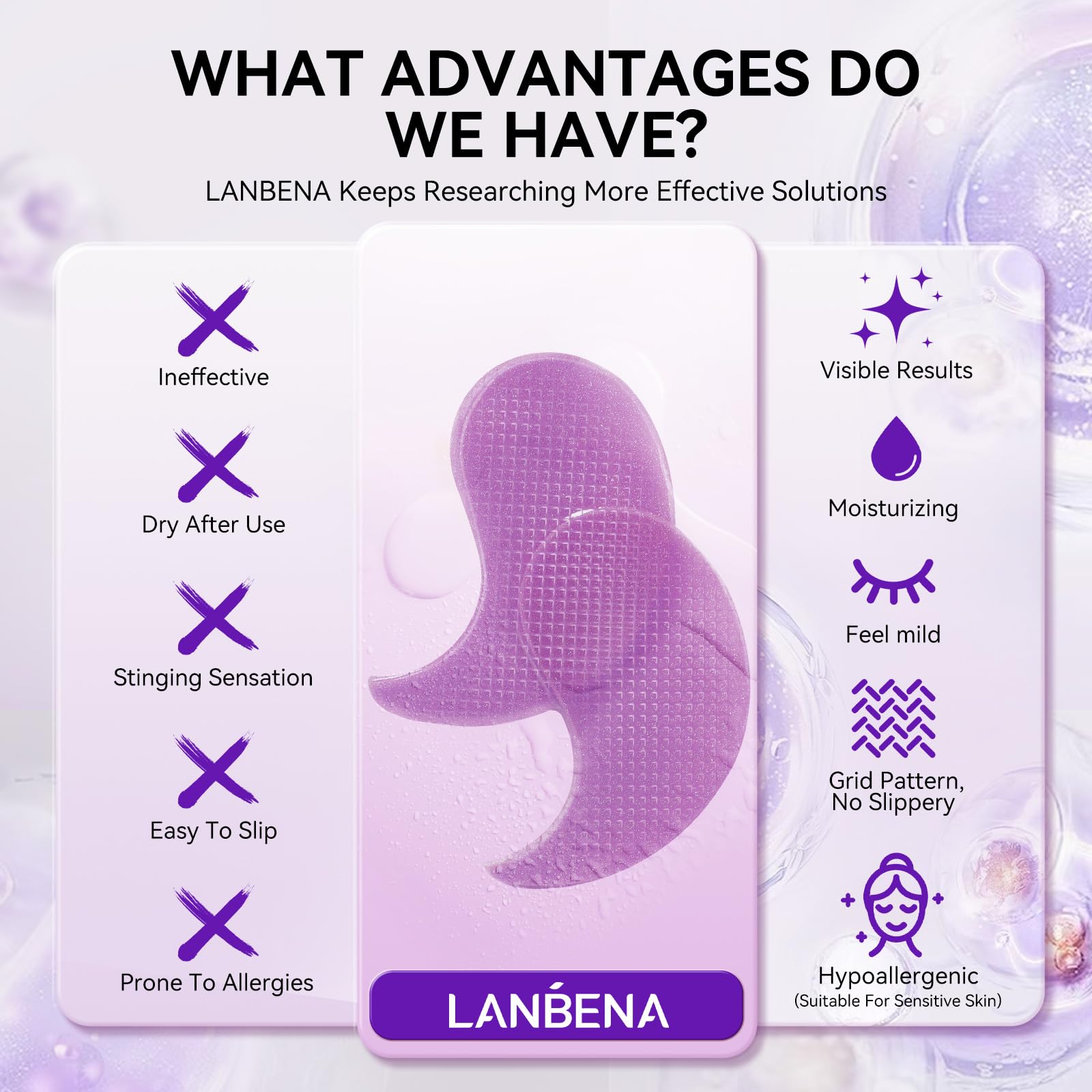 Foto 7 pulgar | Parches para Ojos Lanbena Retinol 30 Pares - Venta Internacional