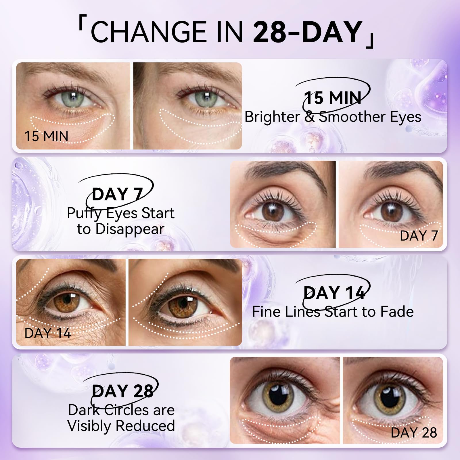 Foto 8 pulgar | Parches para Ojos Lanbena Retinol 30 Pares - Venta Internacional