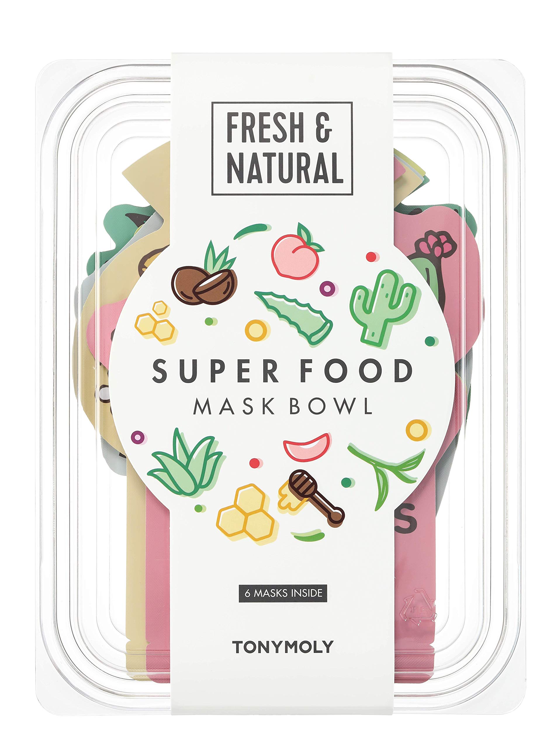 Mascarilla Tonymoly Super Food Mask Bowl, 22 Ml, Hidratante - Venta Internacional.