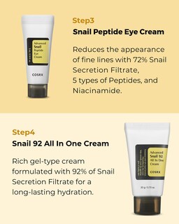 Foto 5 | Set De Cuidado De La Piel Cosrx All About Snail Con Limpiador, Esencia Y Crema - Venta Internacional.