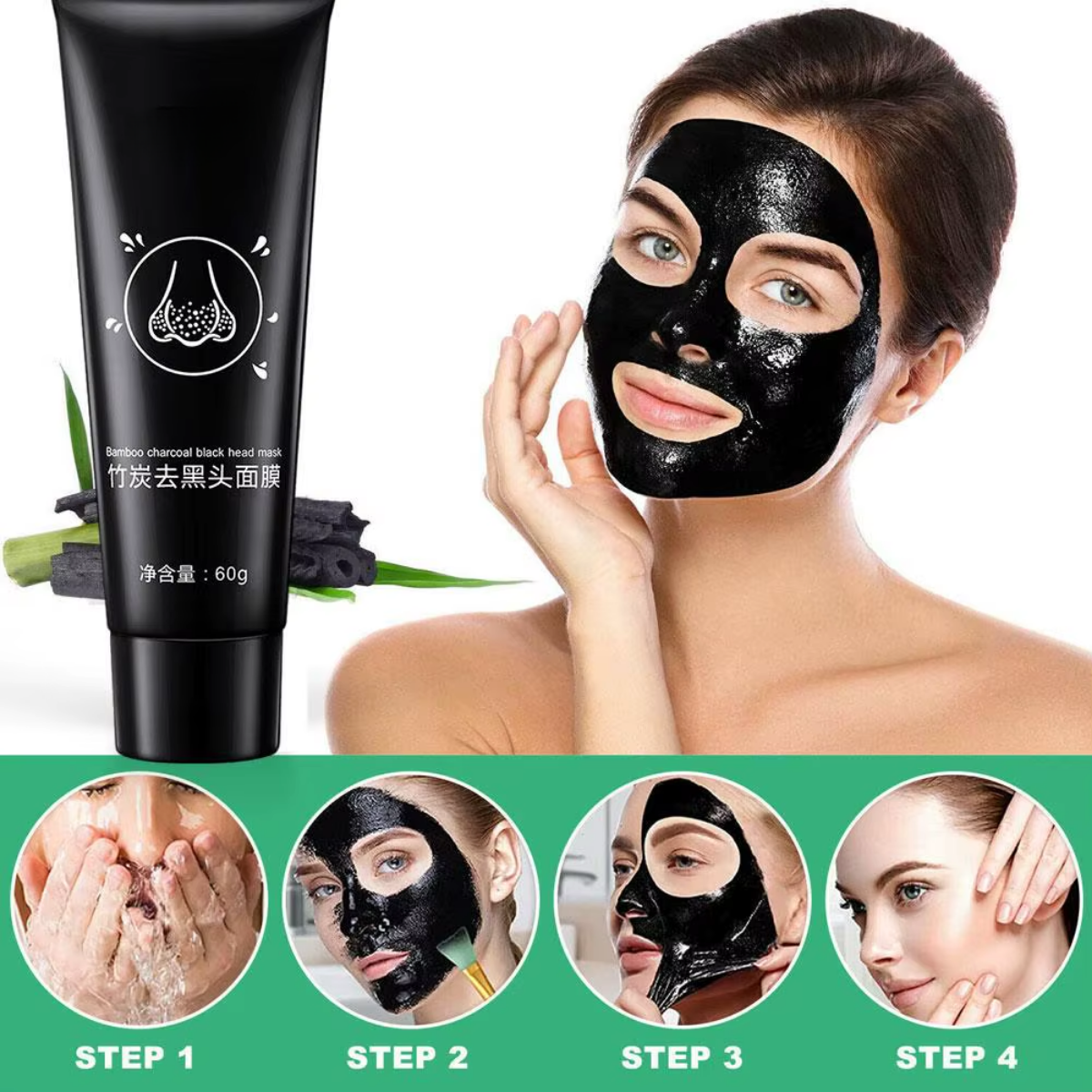 Foto 5 pulgar | Mascarilla Negra Peel Off Elimina Poros Puntos Negros Acné