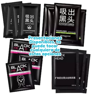 Foto 2 | 10pz Mascarilla Peel Off Removedora Puntos Negros Facial 6gr