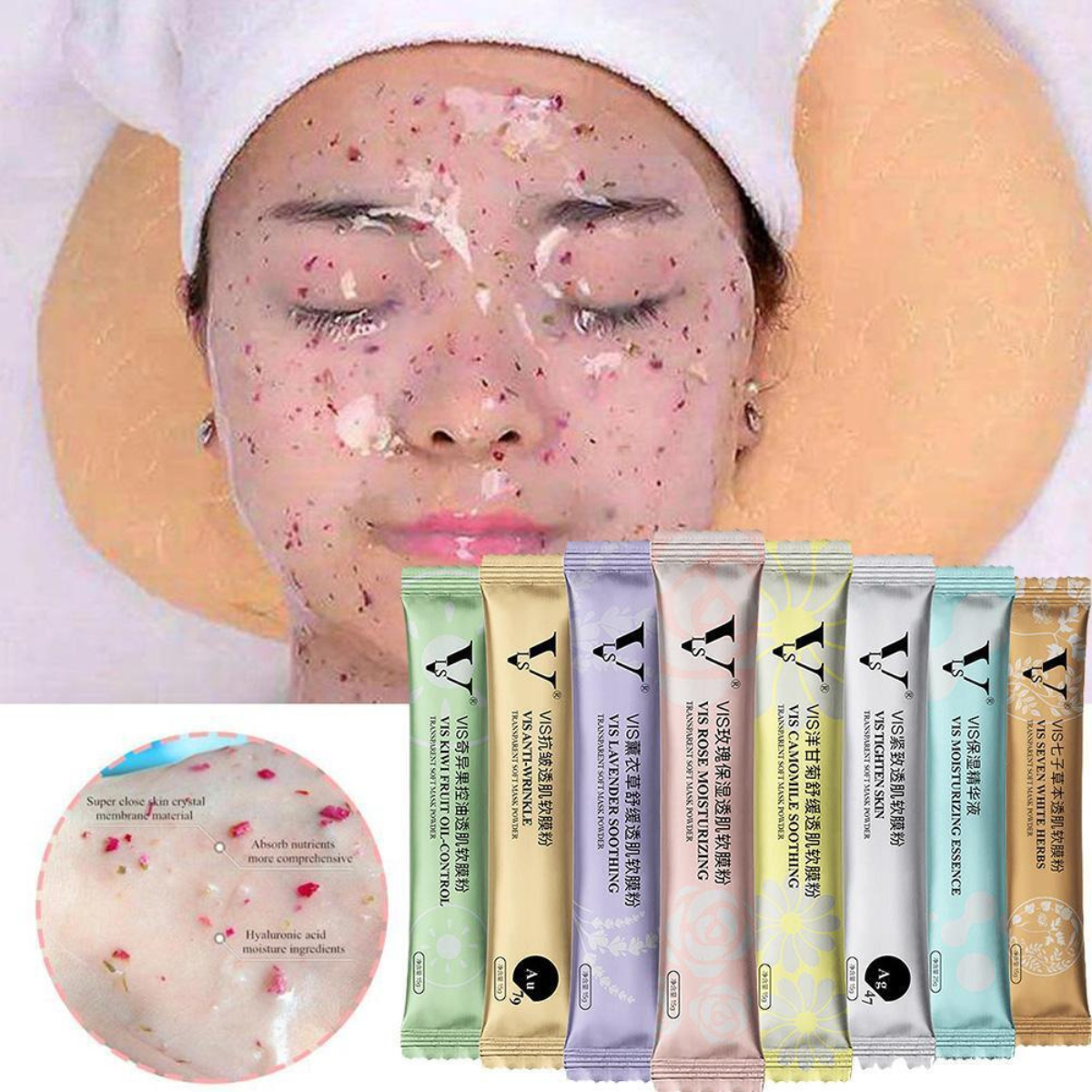 Foto 5 pulgar | 10 Mascarilla Hidroplastica Jelly Mask Hidratante De Spa