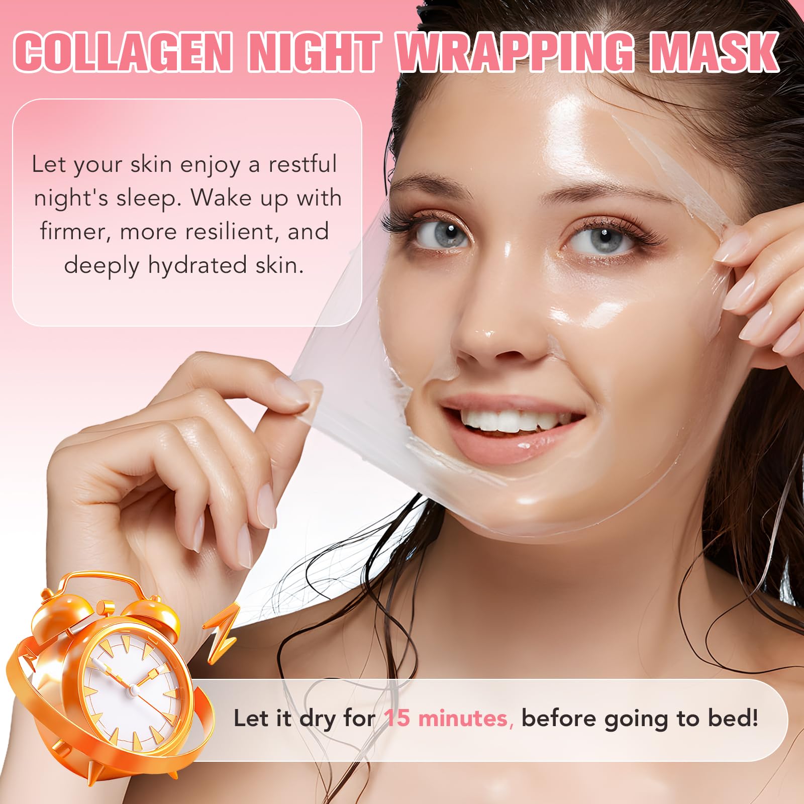 Foto 6 pulgar | Mascarilla De Colágeno Para Envolver La Noche, Elasticidad E Hidratación, 75 Ml - Venta Internacional.