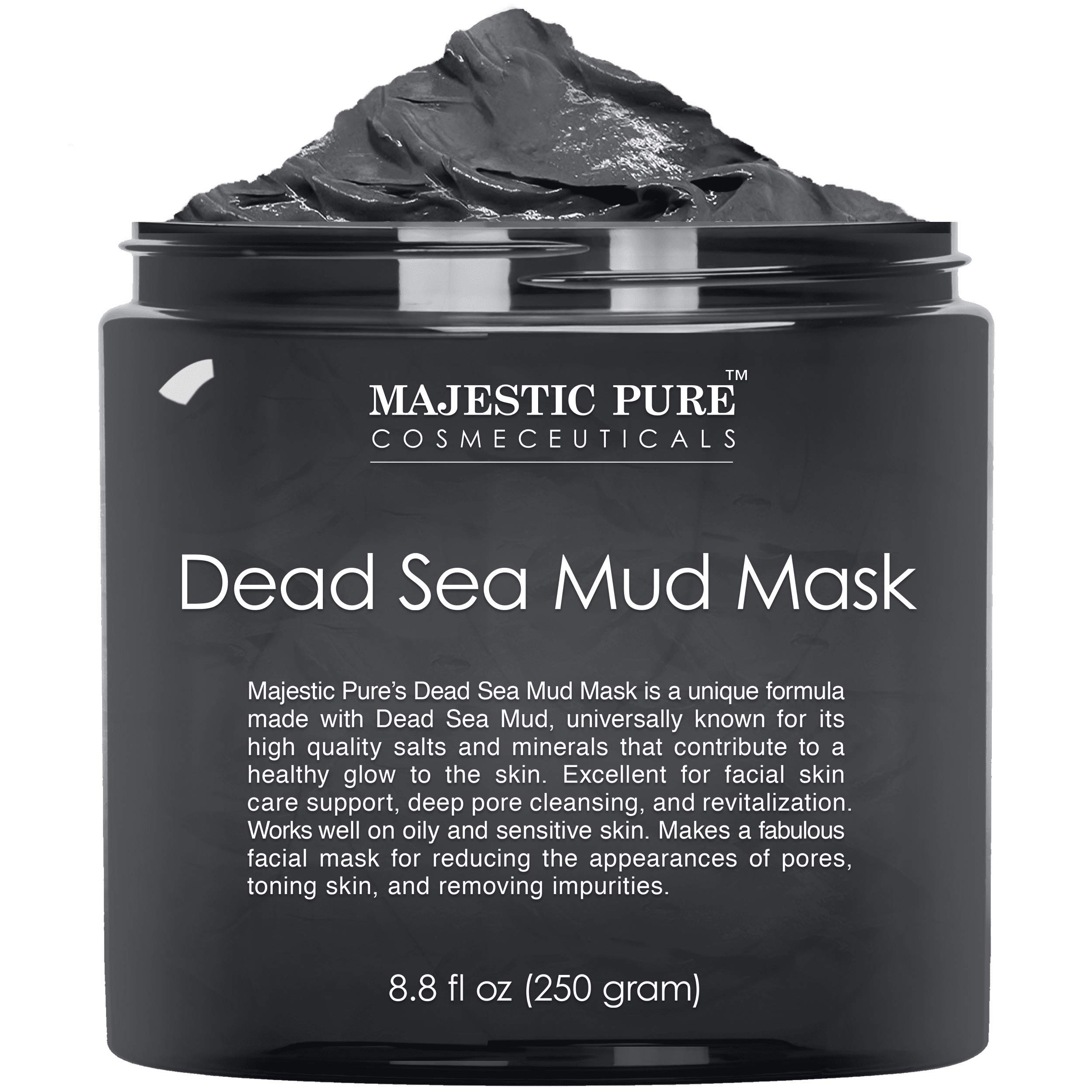Máscara De Barro Majestic Pure Dead Sea Para Rostro Y Cuerpo 260 Ml - Venta Internacional.