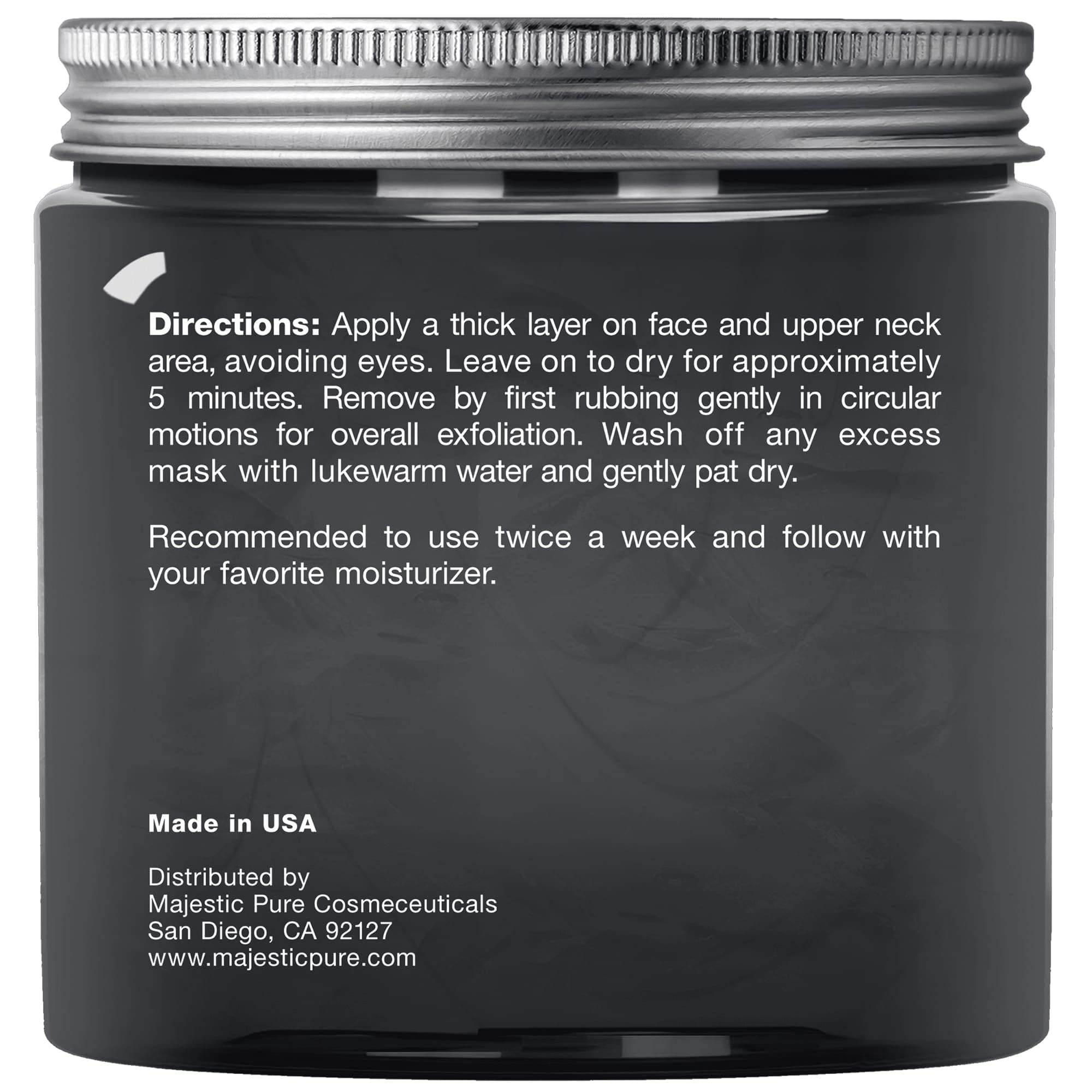 Foto 4 pulgar | Máscara De Barro Majestic Pure Dead Sea Para Rostro Y Cuerpo 260 Ml - Venta Internacional.
