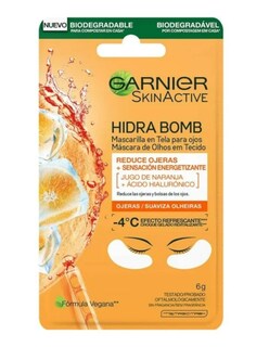 Foto 2 | Parches Para Ojos Garnier Hidra Bomb + Termo De Agua Güish