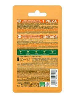 Foto 3 | Parches Para Ojos Garnier Hidra Bomb + Termo De Agua Güish