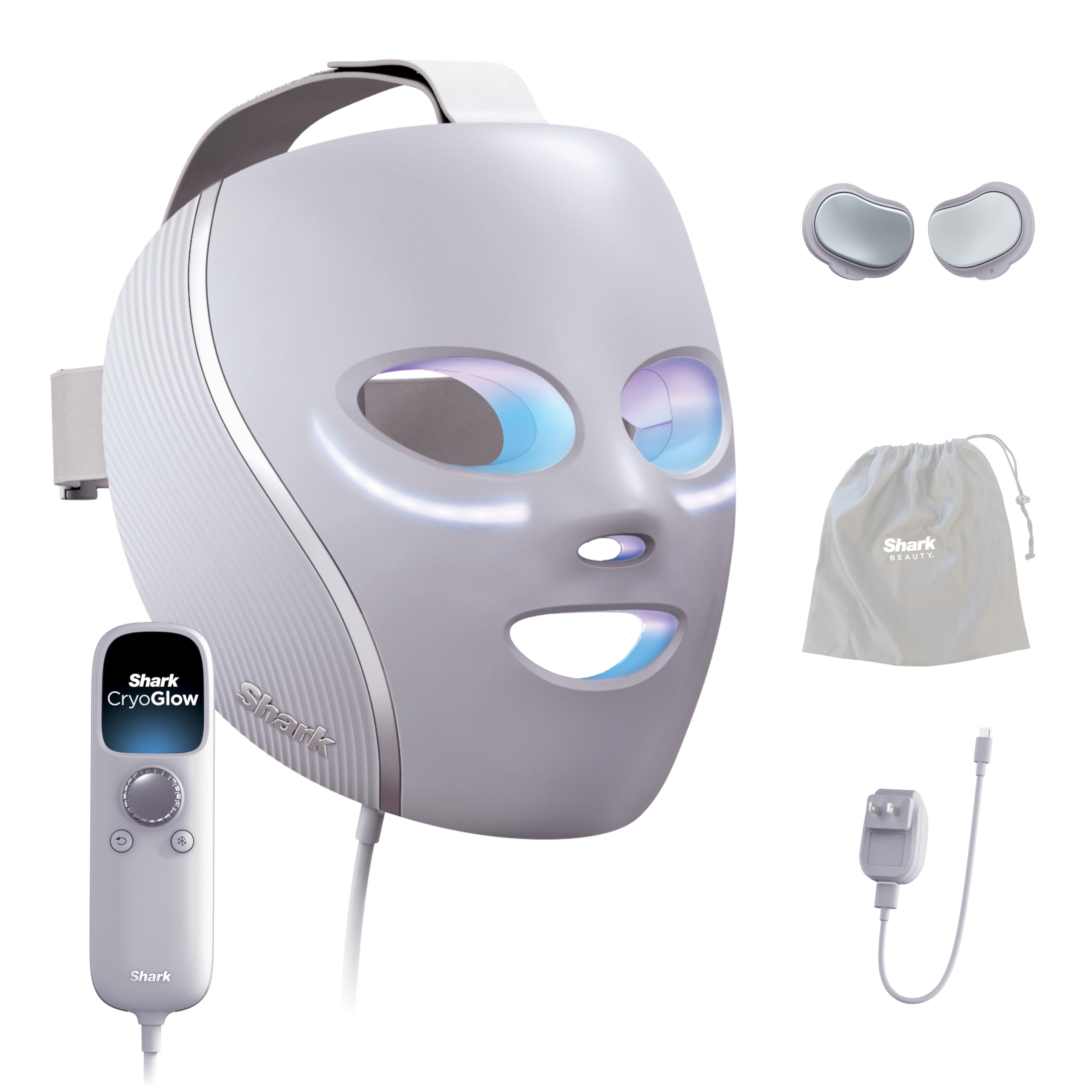 Foto 2 pulgar | Mascarilla Facial Led Shark Cryoglow Con Color Lila Refrescante Para Debajo De Los Ojos - Venta Internacional.