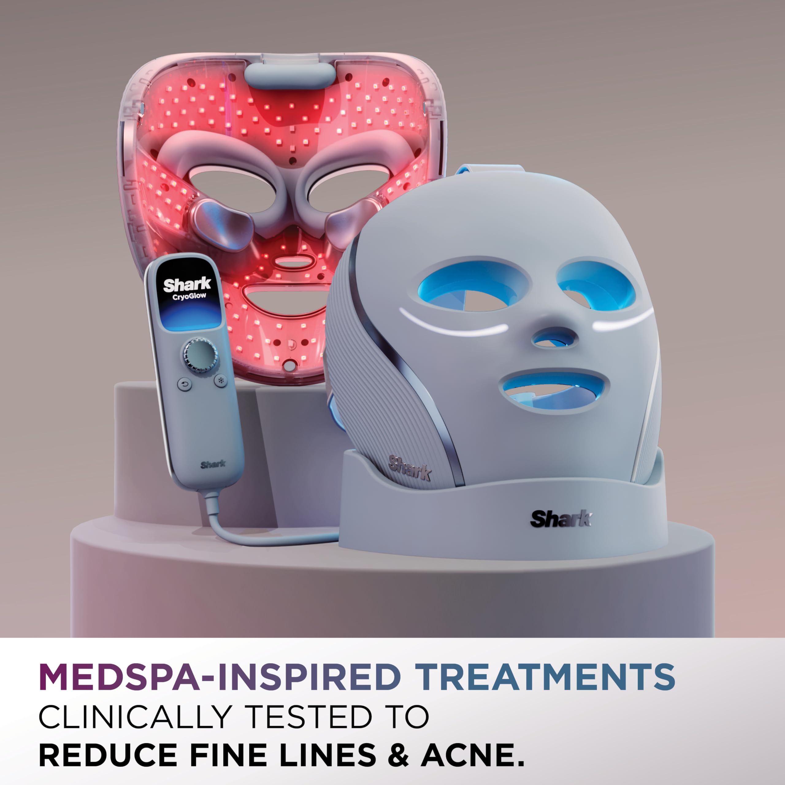 Foto 3 pulgar | Mascarilla Facial Led Shark Cryoglow Con Color Lila Refrescante Para Debajo De Los Ojos - Venta Internacional.
