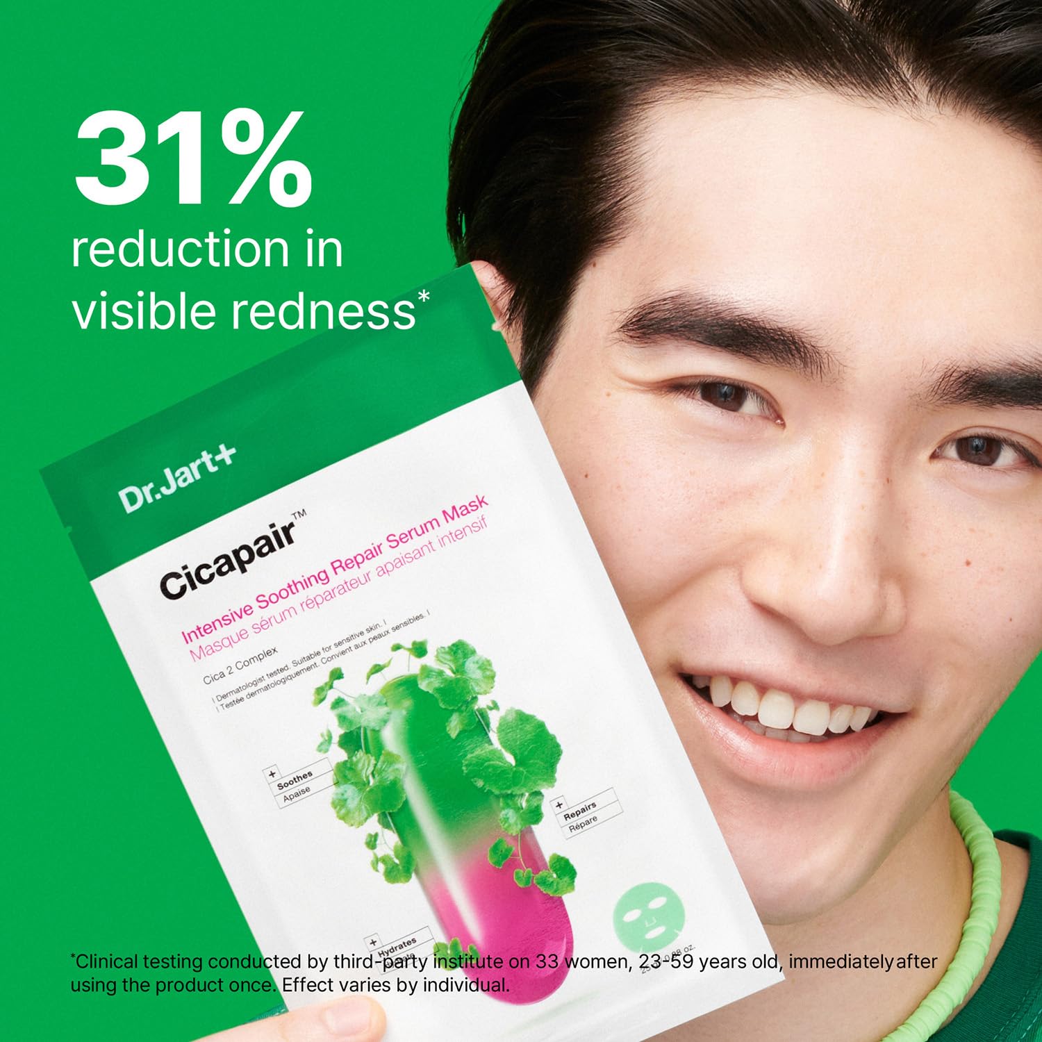 Foto 2 | Sheet Mask Dr.jart+ Cicapair™ Sérum Para Piel Sensible, Paquete De 5 - Venta Internacional.