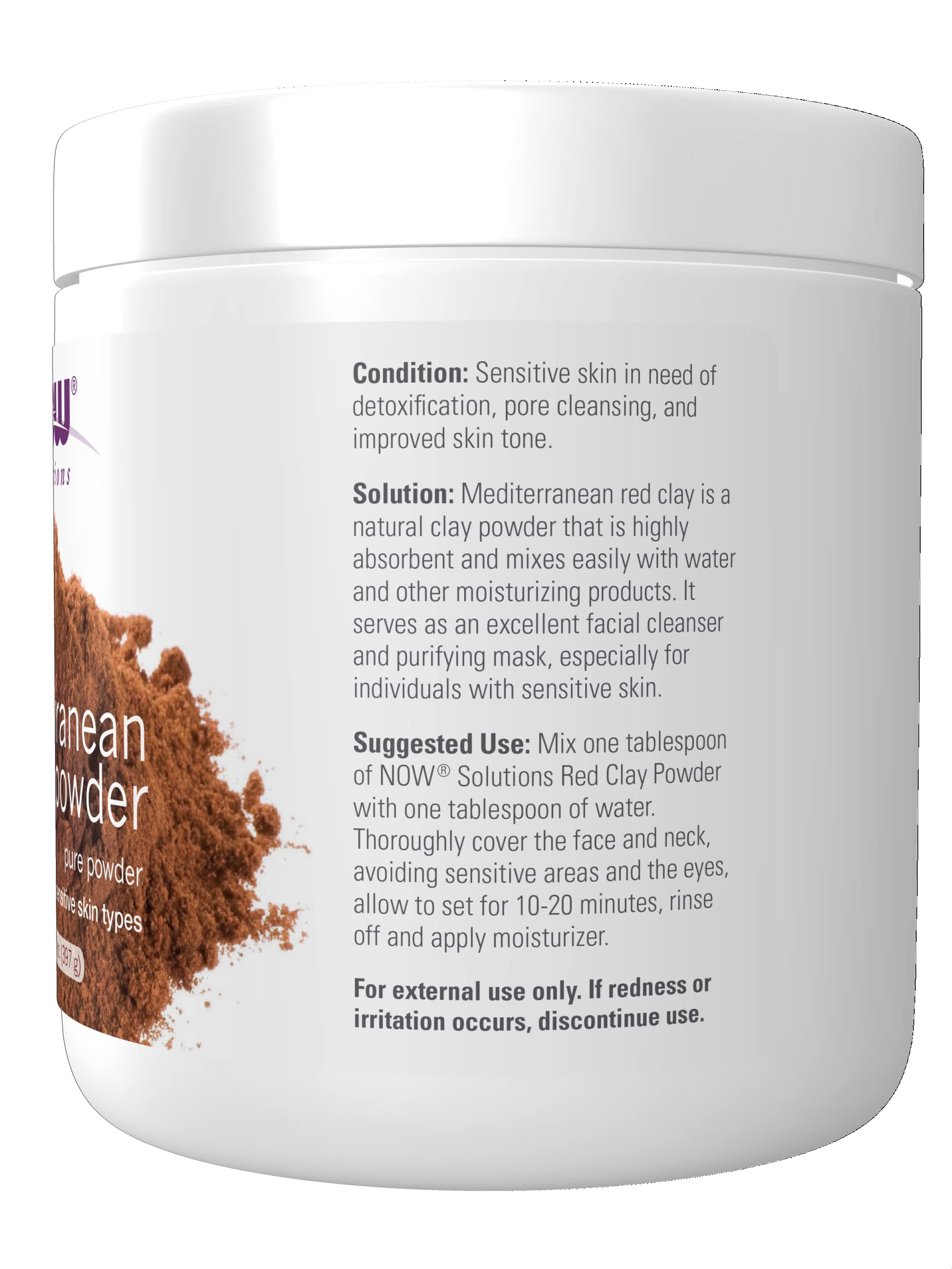 Foto 3 pulgar | Mascarilla Facial Now Solutions Mediterranean Red Clay 414ml - Venta Internacional.