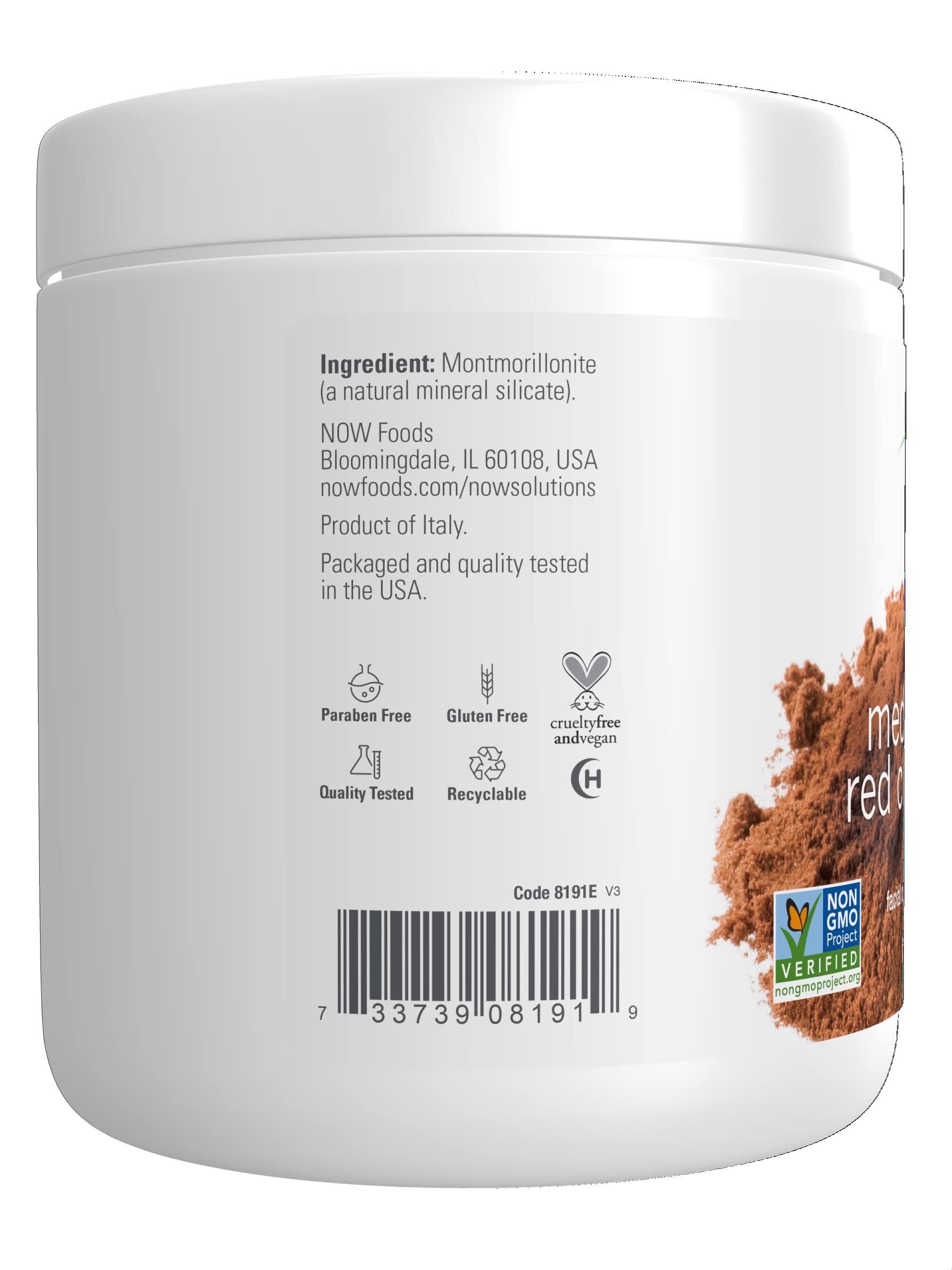 Foto 4 pulgar | Mascarilla Facial Now Solutions Mediterranean Red Clay 414ml - Venta Internacional.