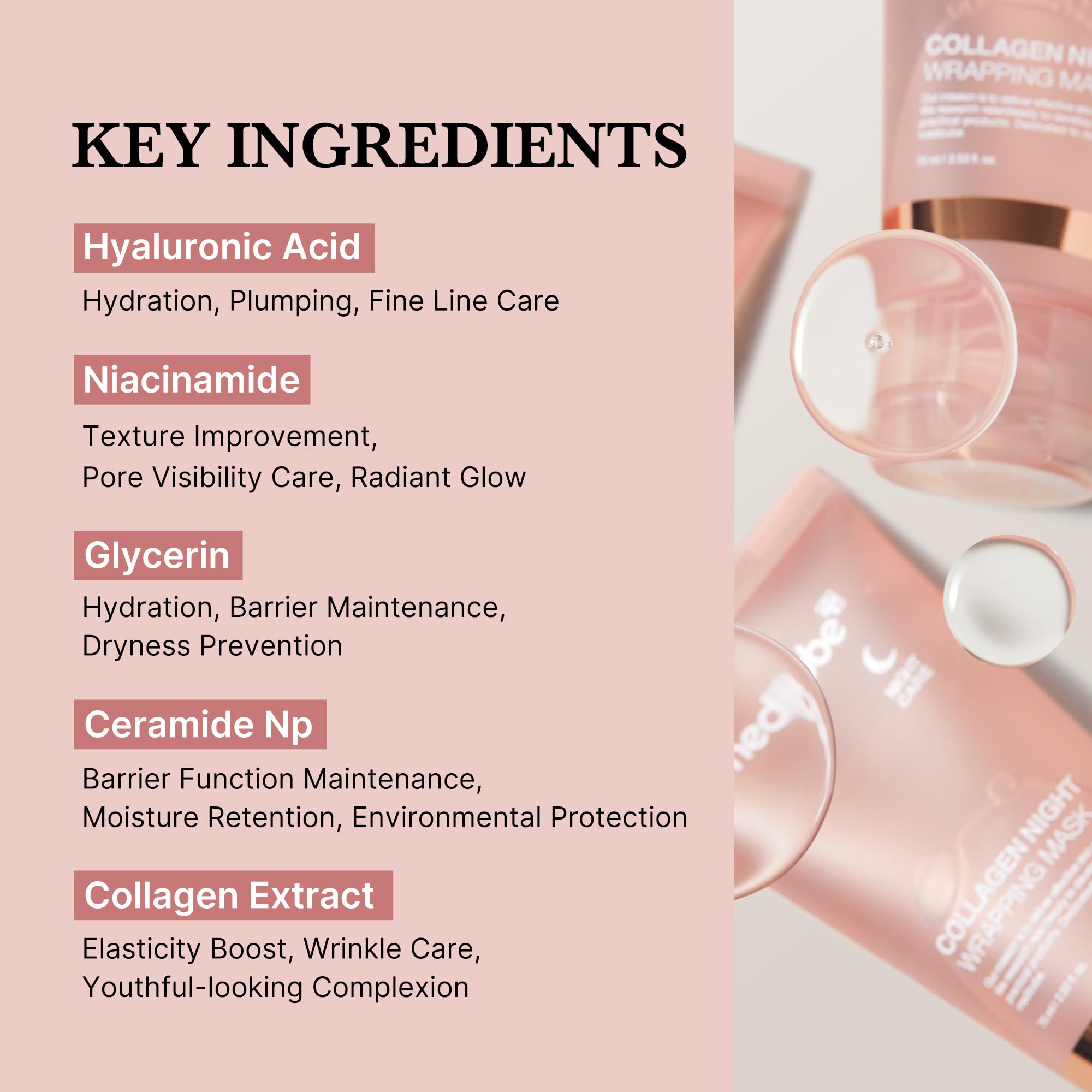 Foto 5 pulgar | Mascarilla Facial Medicube Collagen Overnight Envolvente Peel Off - Venta Internacional.