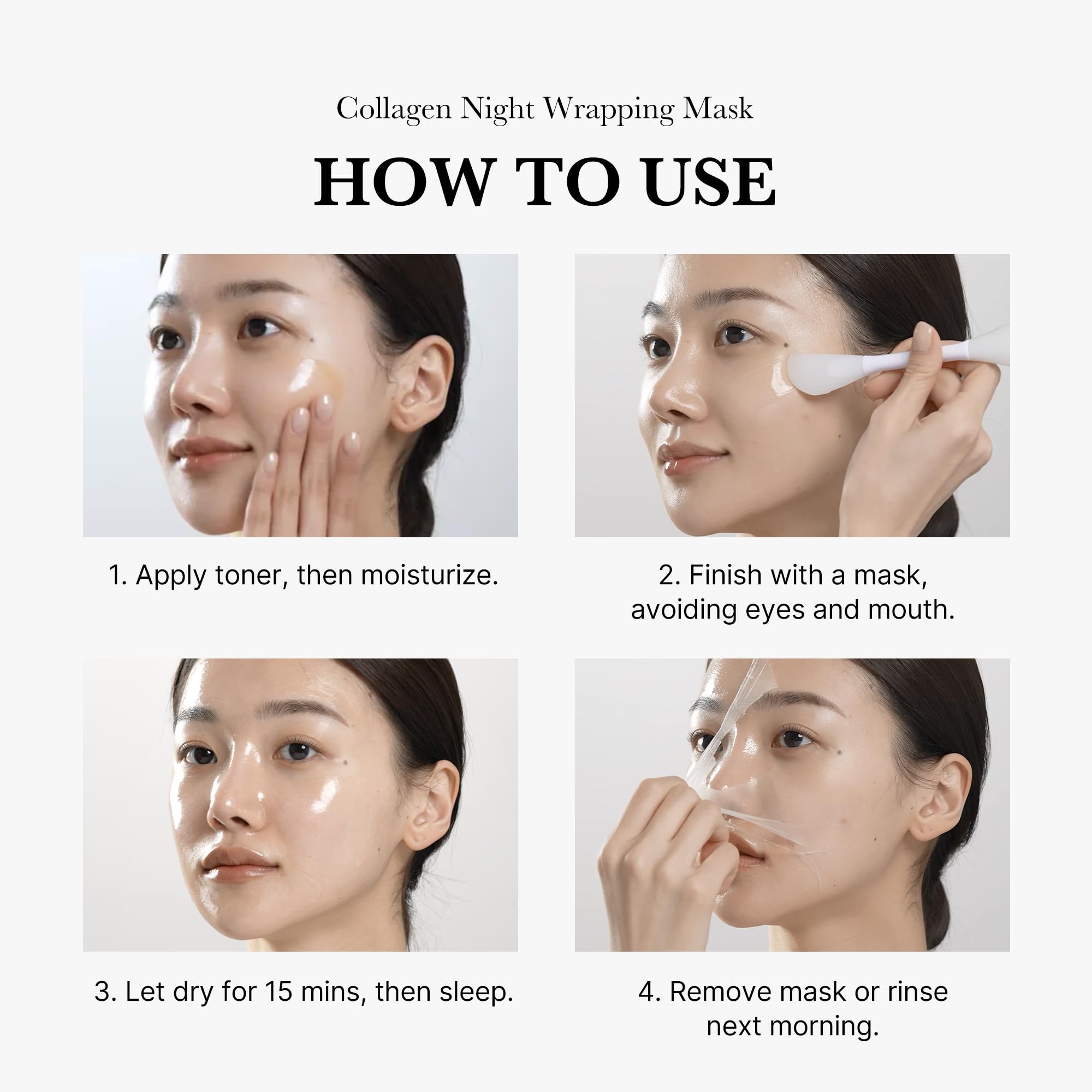 Foto 7 pulgar | Mascarilla Facial Medicube Collagen Overnight Envolvente Peel Off - Venta Internacional.